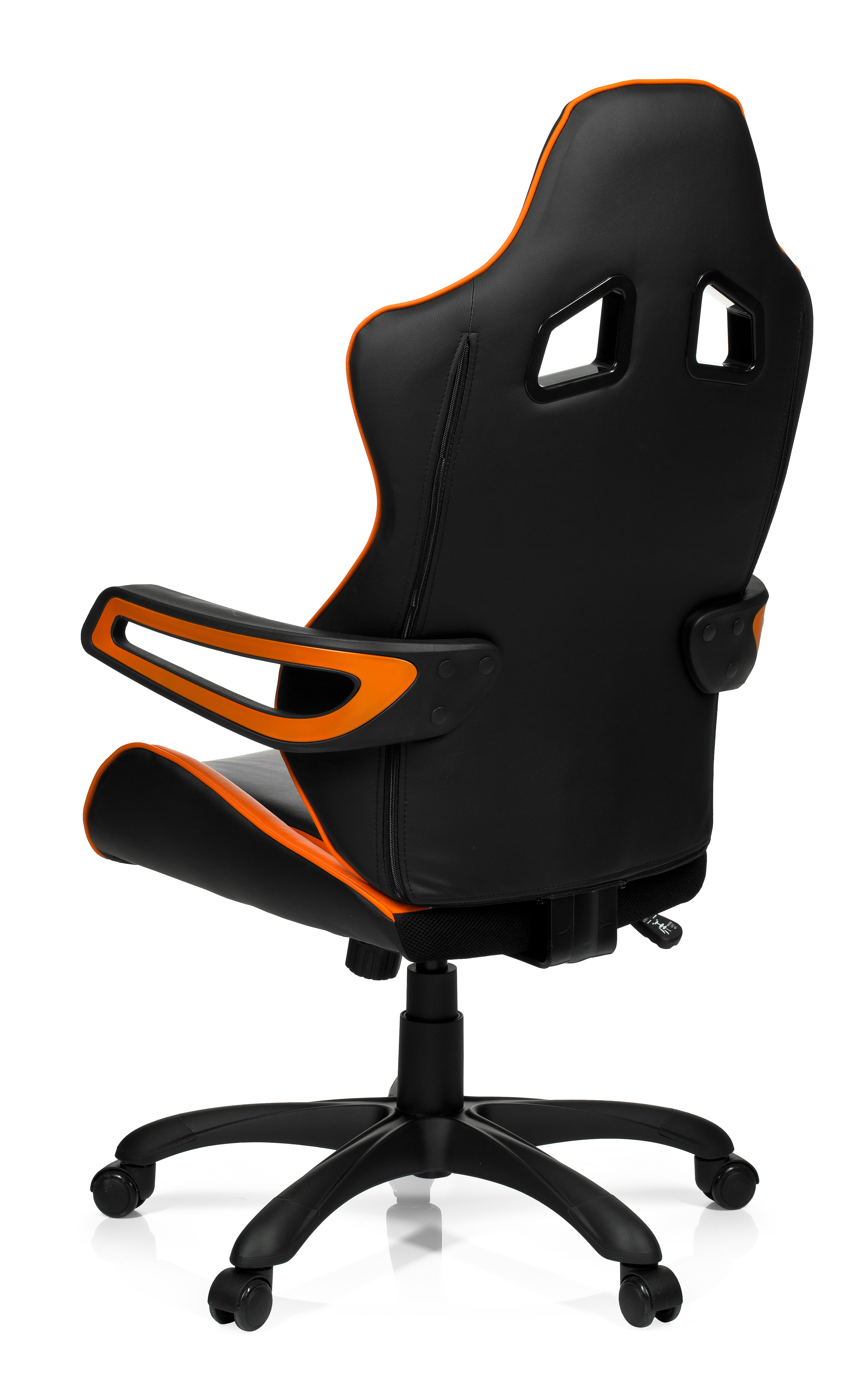 Game Pro Drehstuhl Kunstleder Schwarz Orange