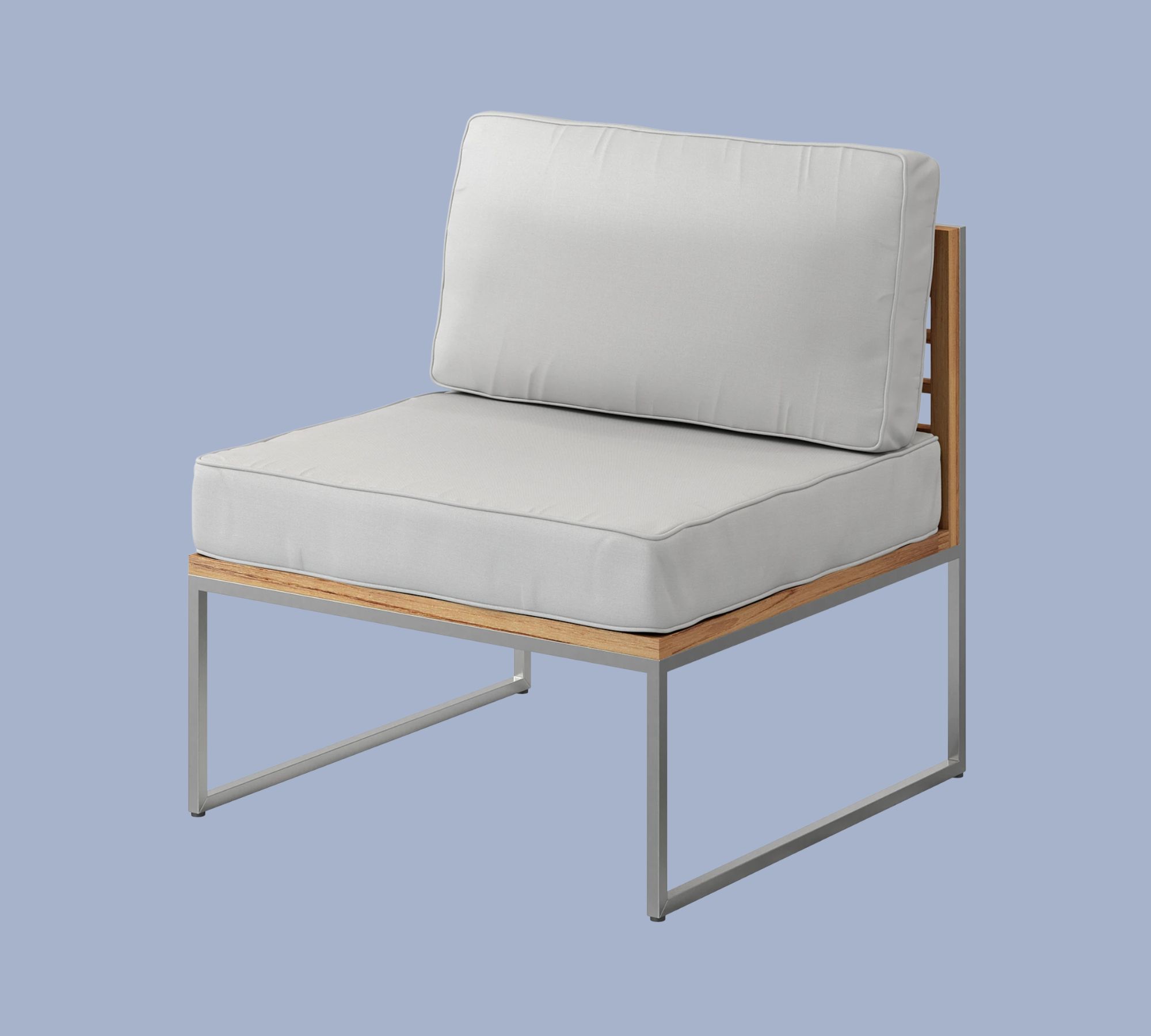 Loungesessel Outdoor Teak Massiv