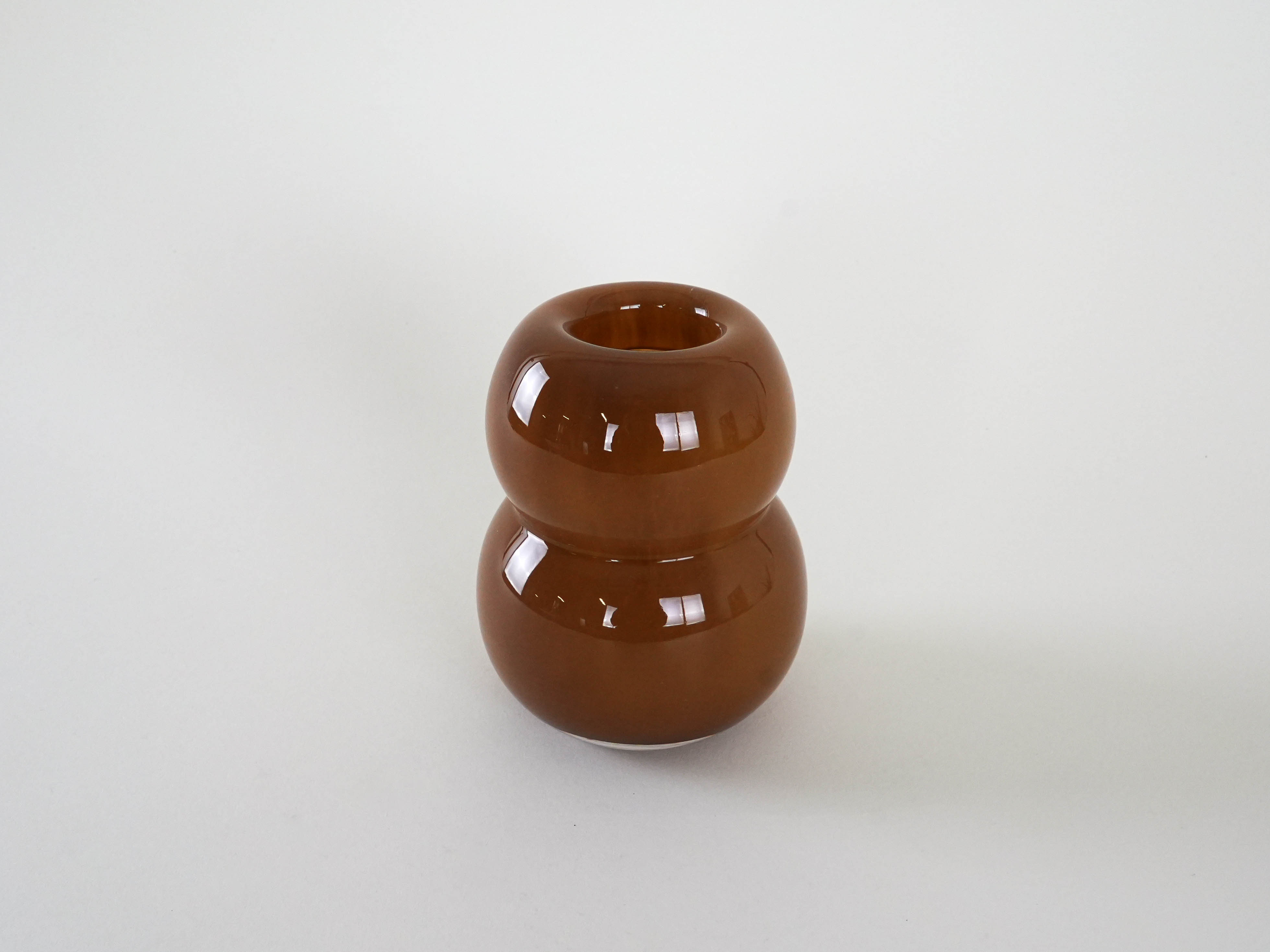 Glass vase Caramel