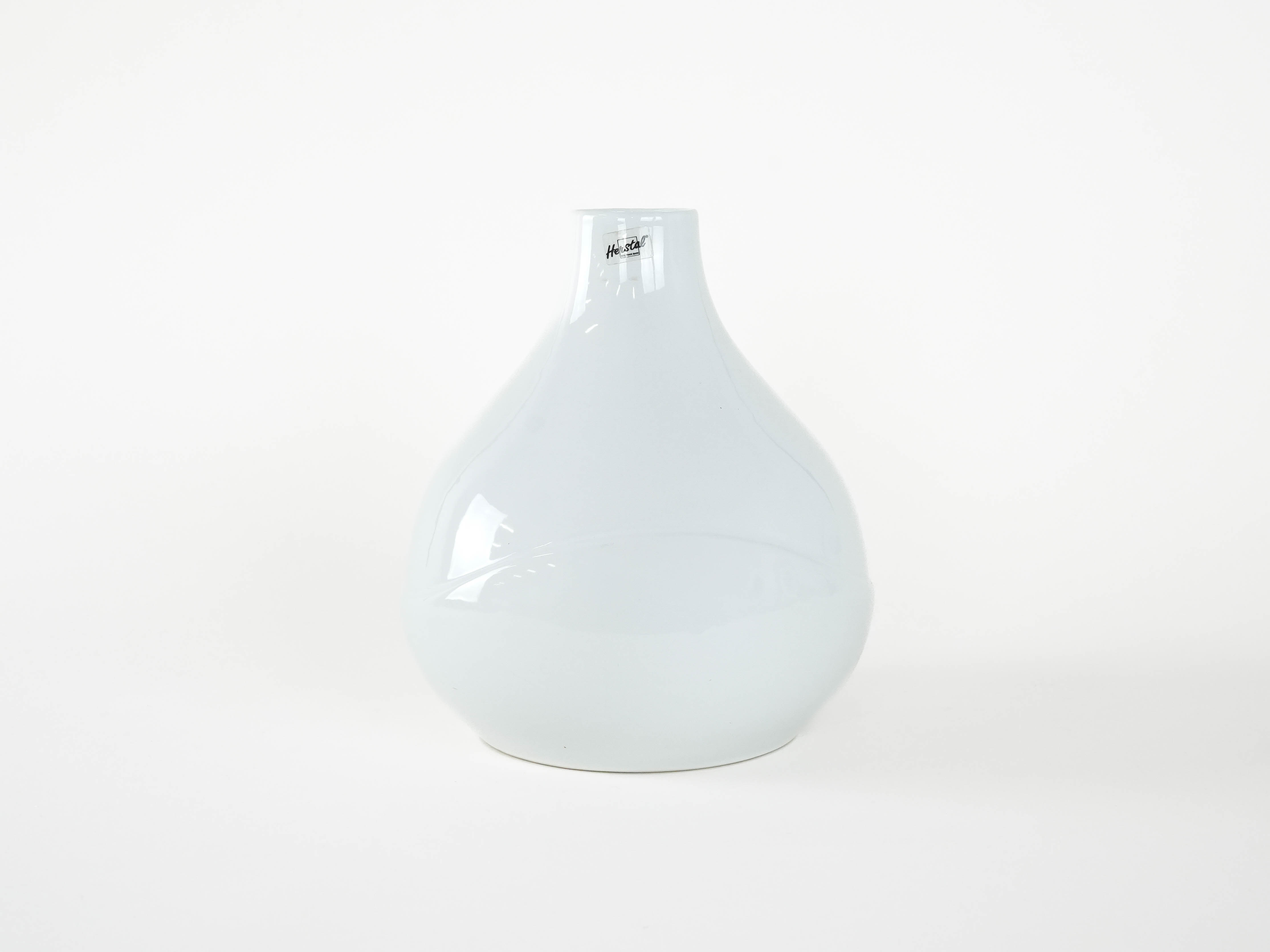 Ceramic vase White 1980s