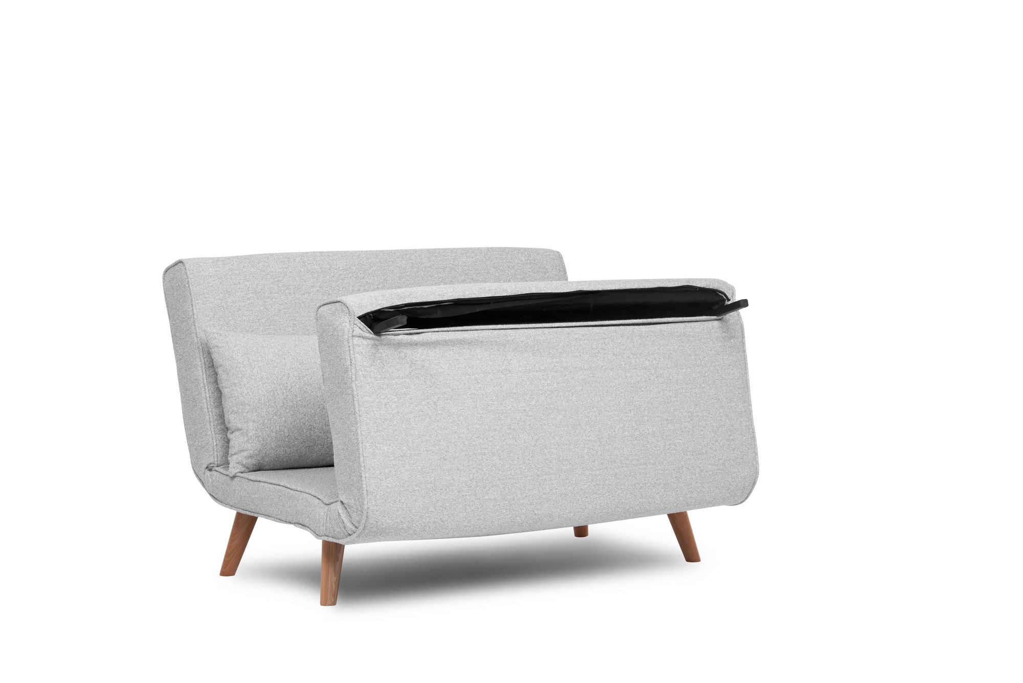 Foldable Sofa Bed 2-seater Grey