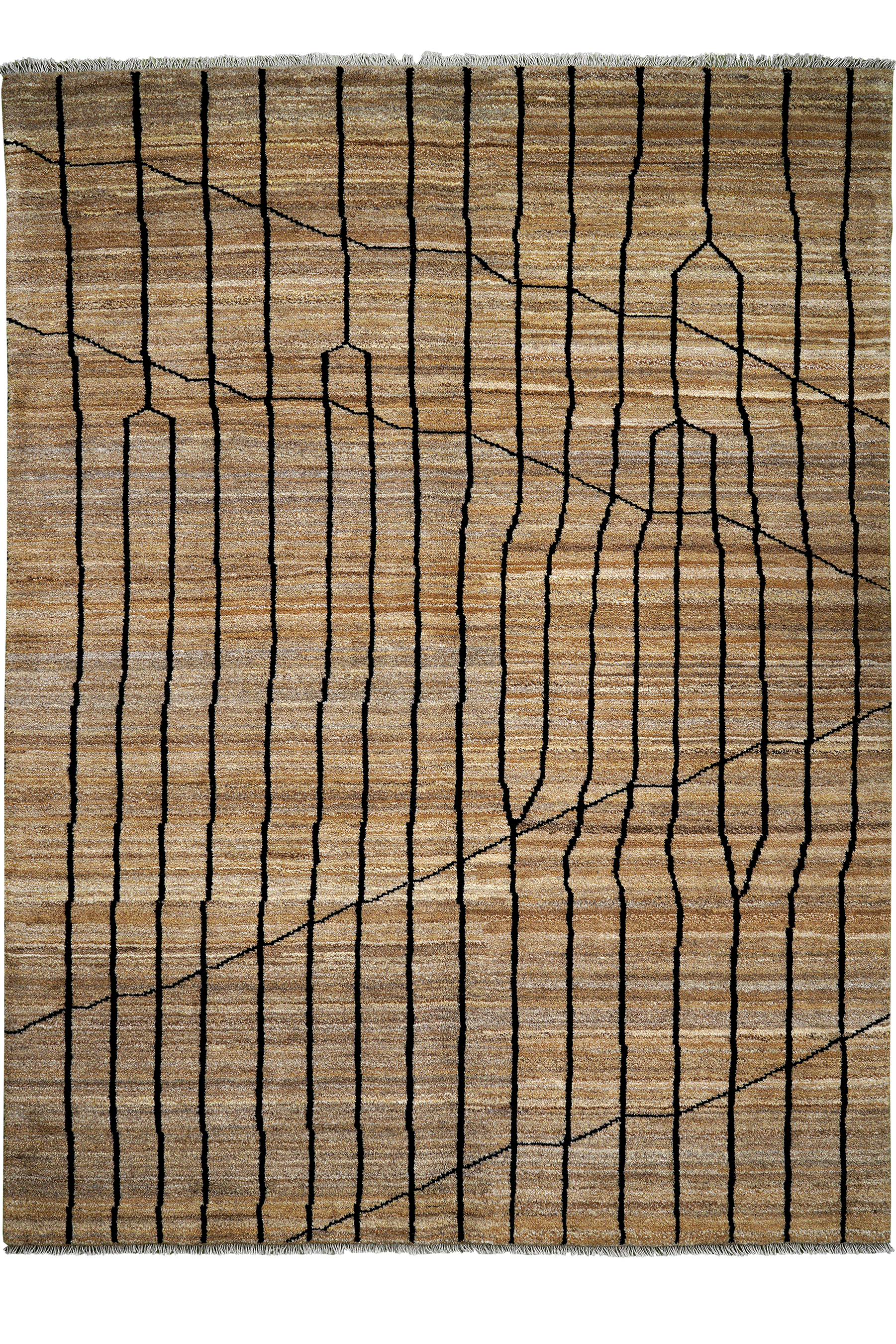 Gabbeh Basi Rug Brown