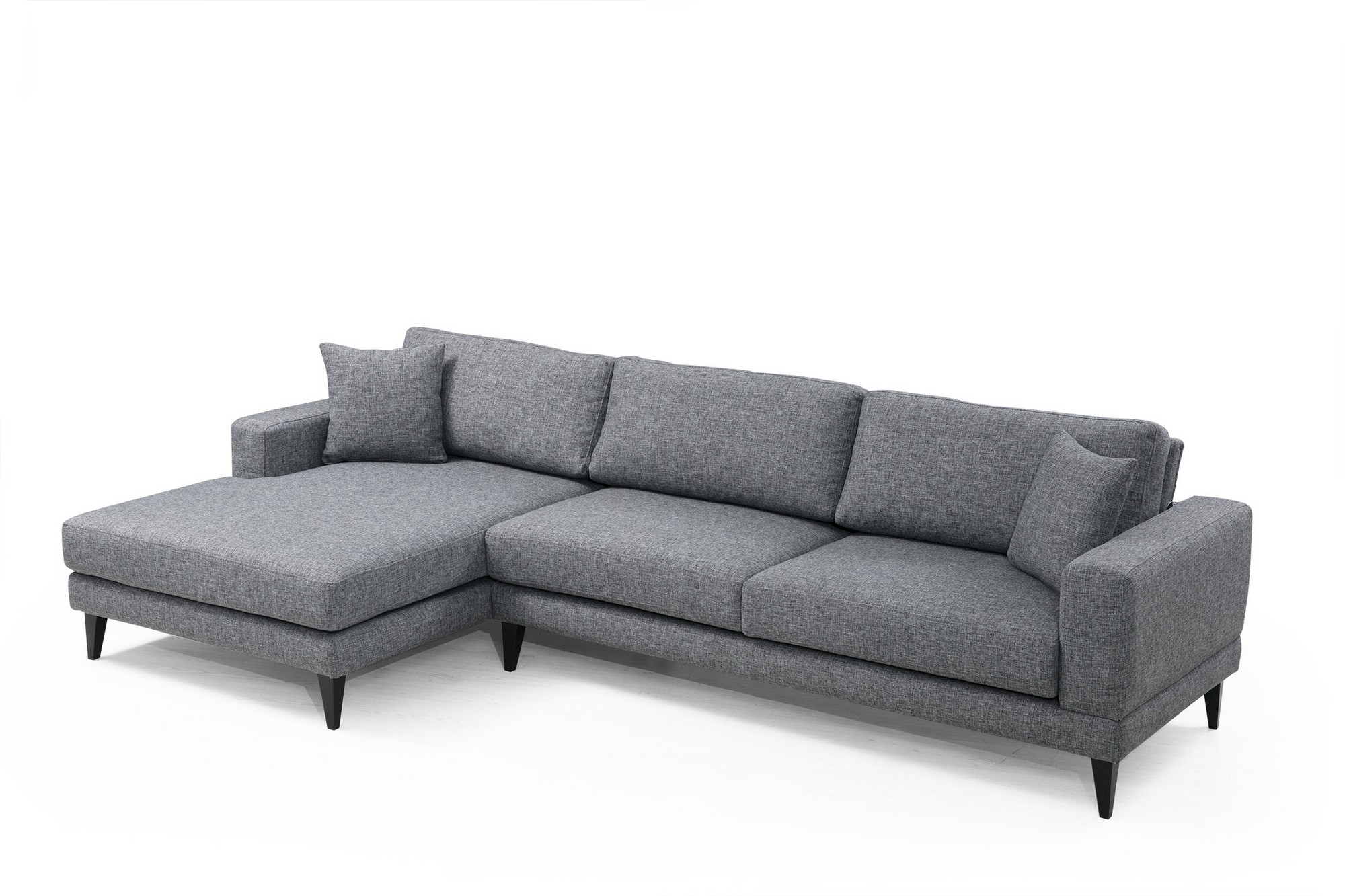 Nordic Ecksofa Links Grau