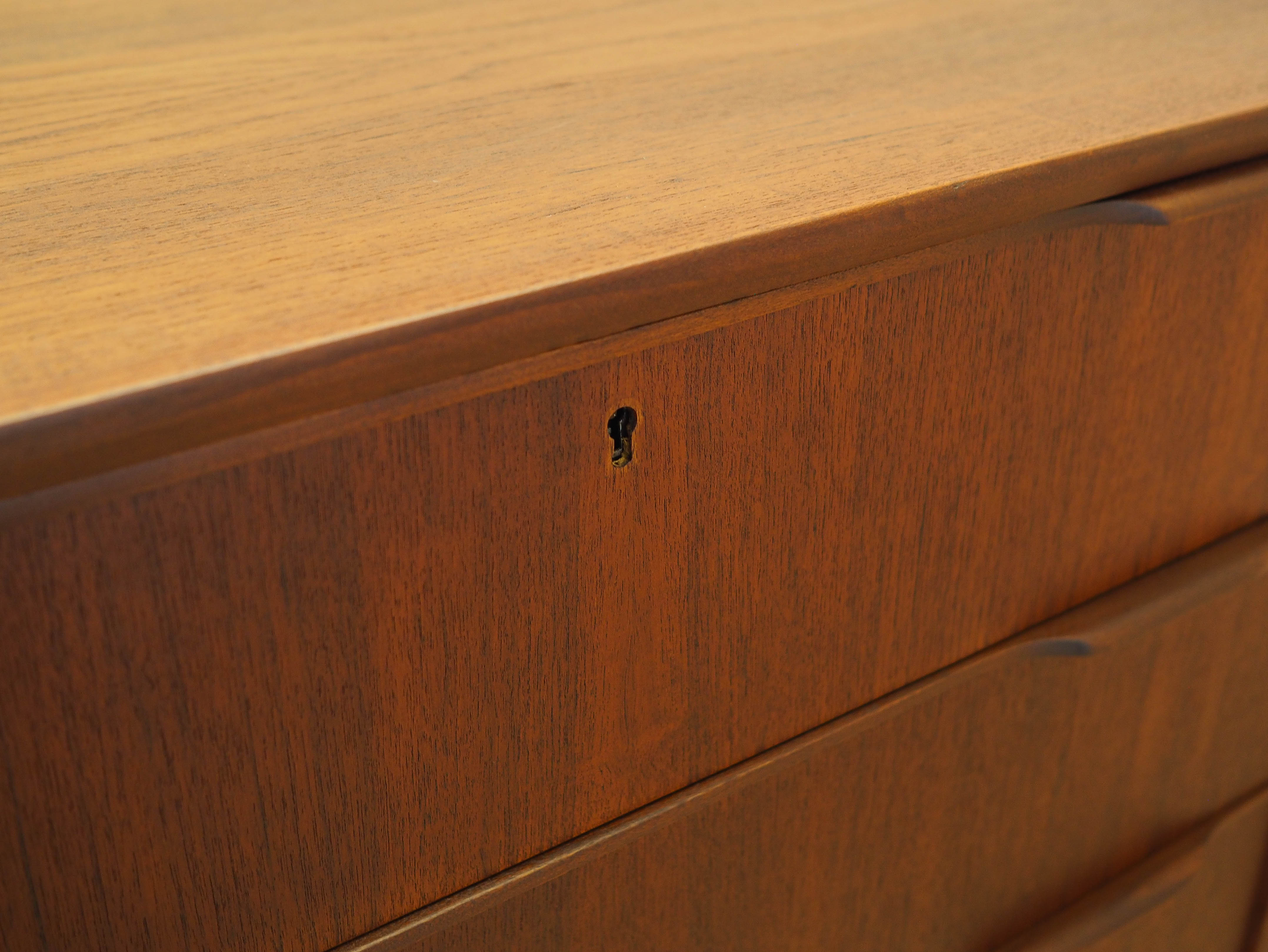 Teak chest of drawers 1970s