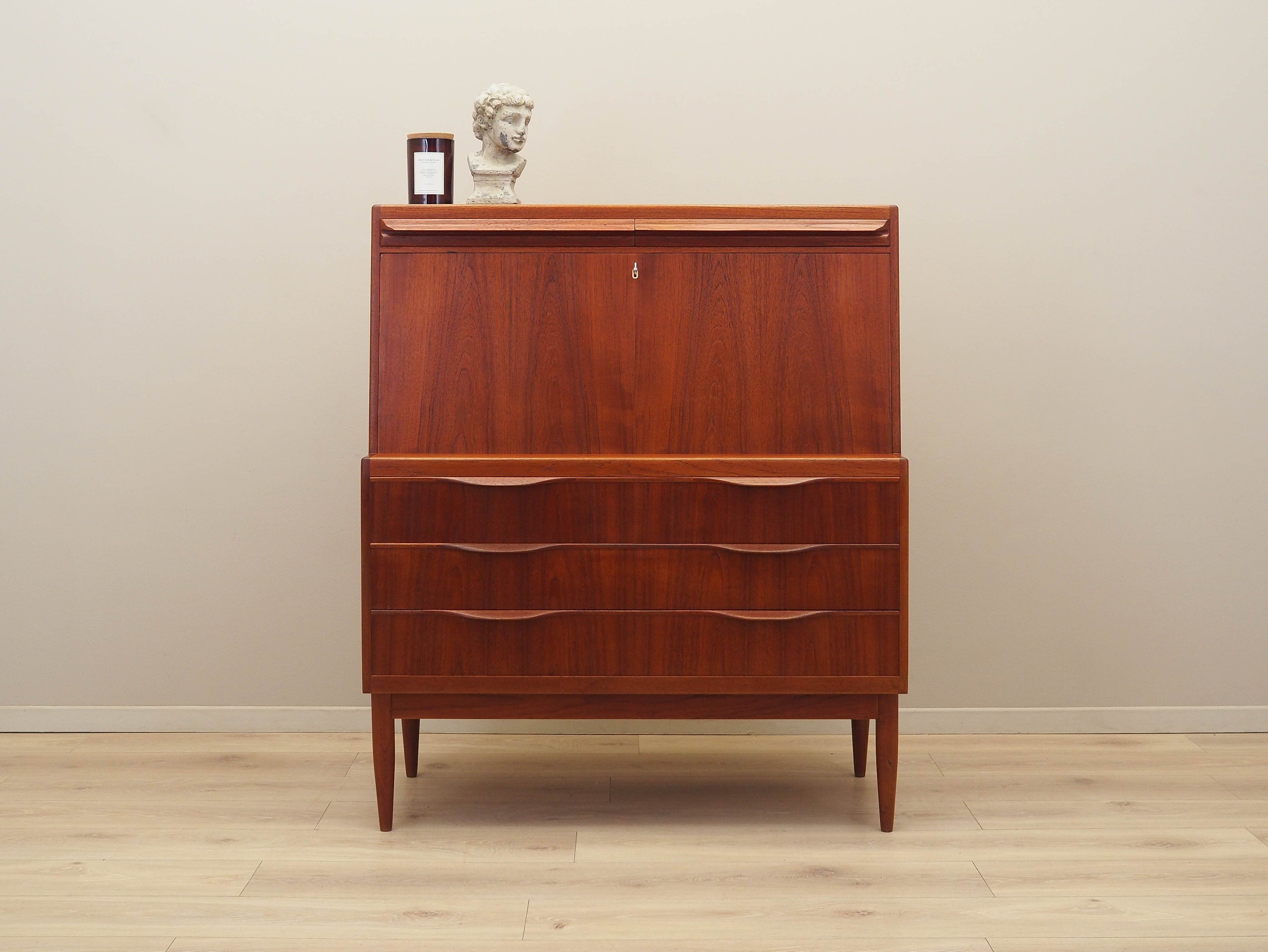 Teak secretaire 1960s Brown