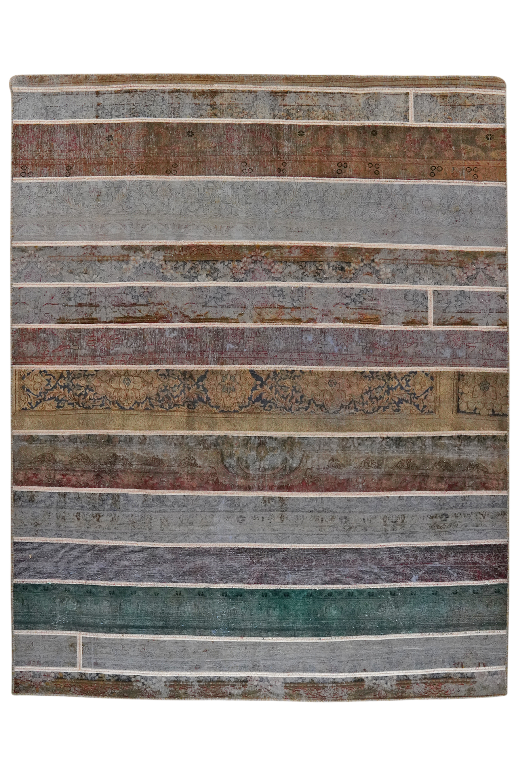 Vintage Carpet Wool Multicolored