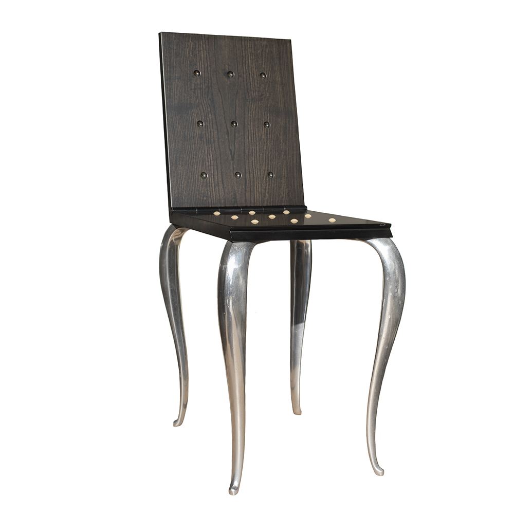 2x Lola Mundo Table Chair Philippe Starck Wood Black