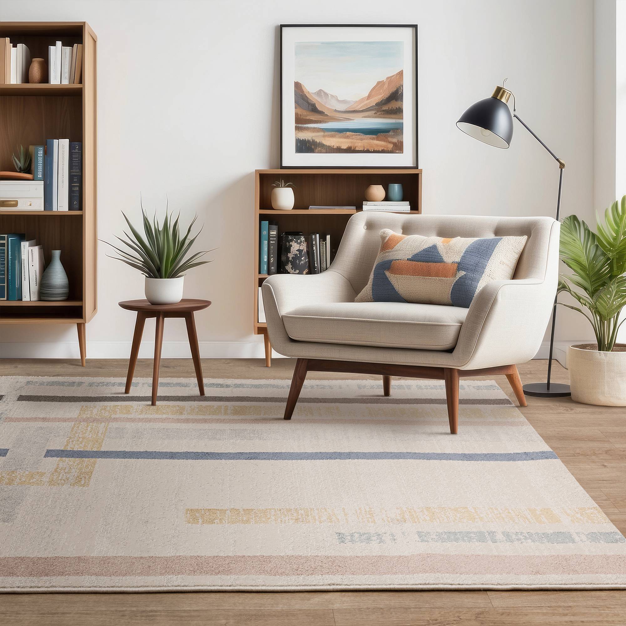 Viva Carpet Multicolor Abstract Pattern 160x220cm