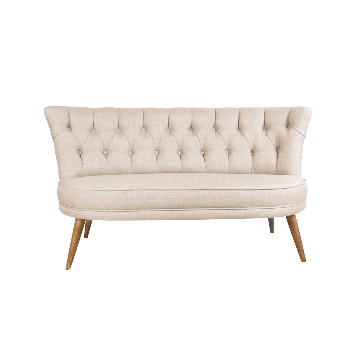 Richland Loveseat Sofa 2-Sitzer Creme