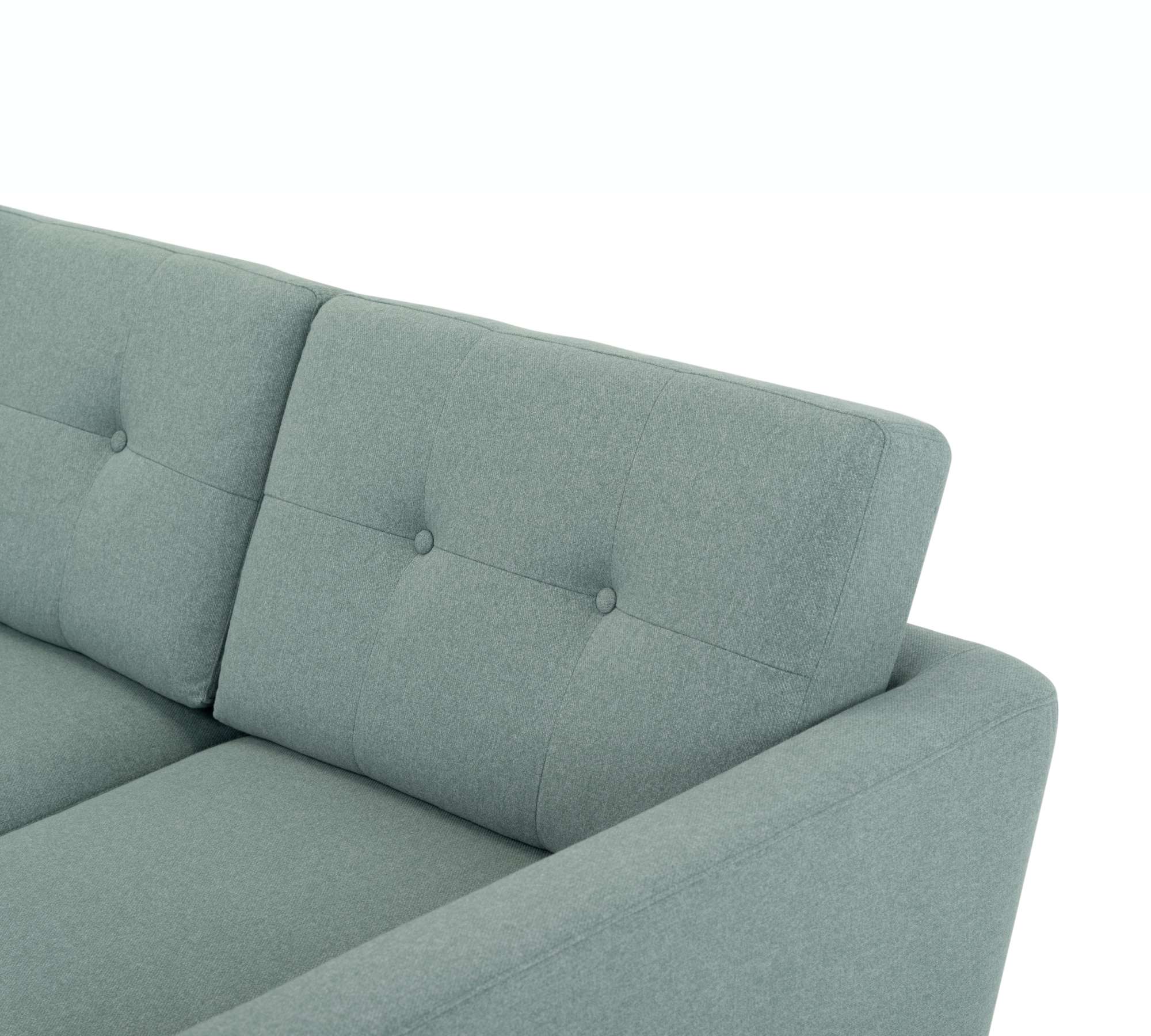 Conrad Sofa Récamiere Links Fabio Grey Green