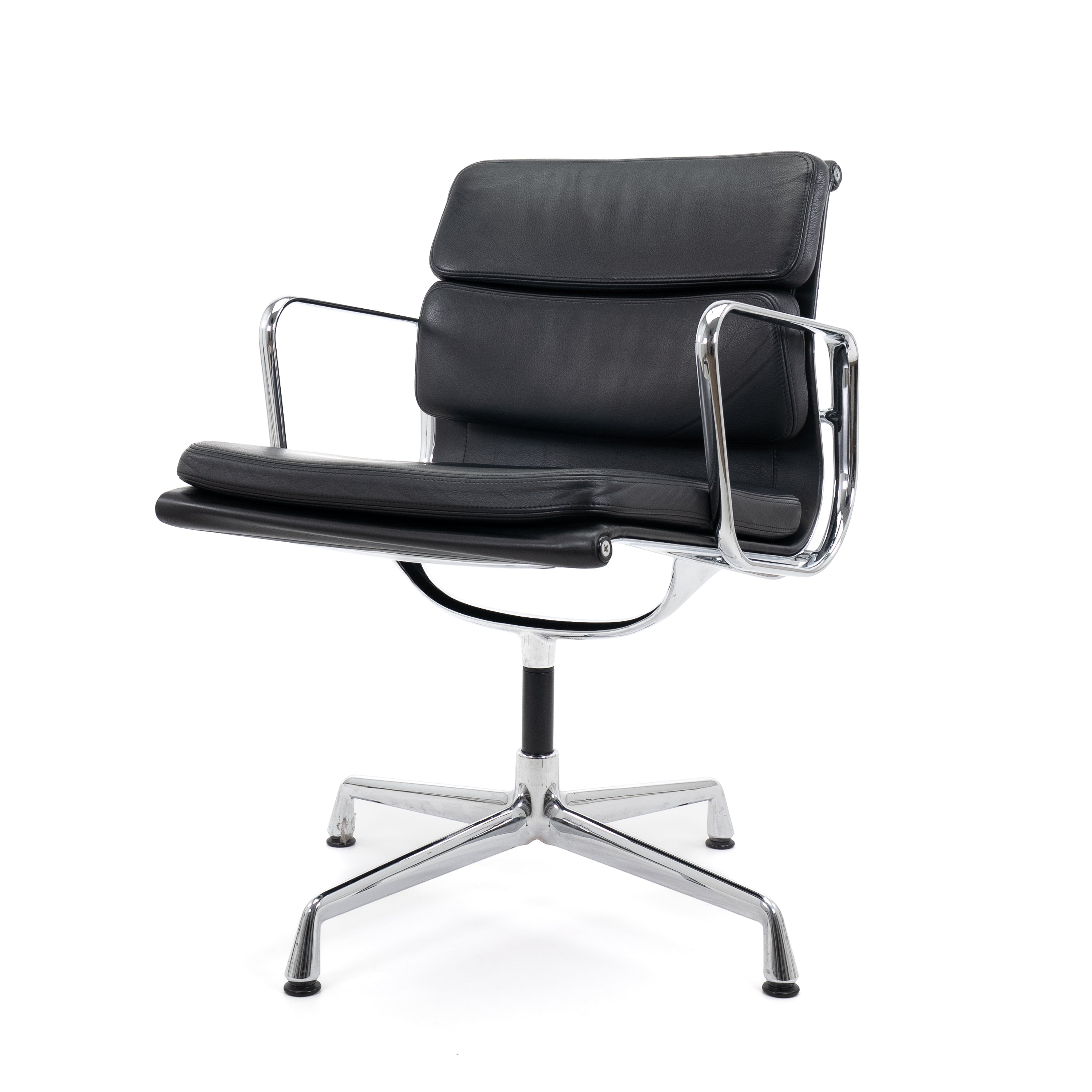 EA208 Bürostuhl Leder Schwarz von Vitra