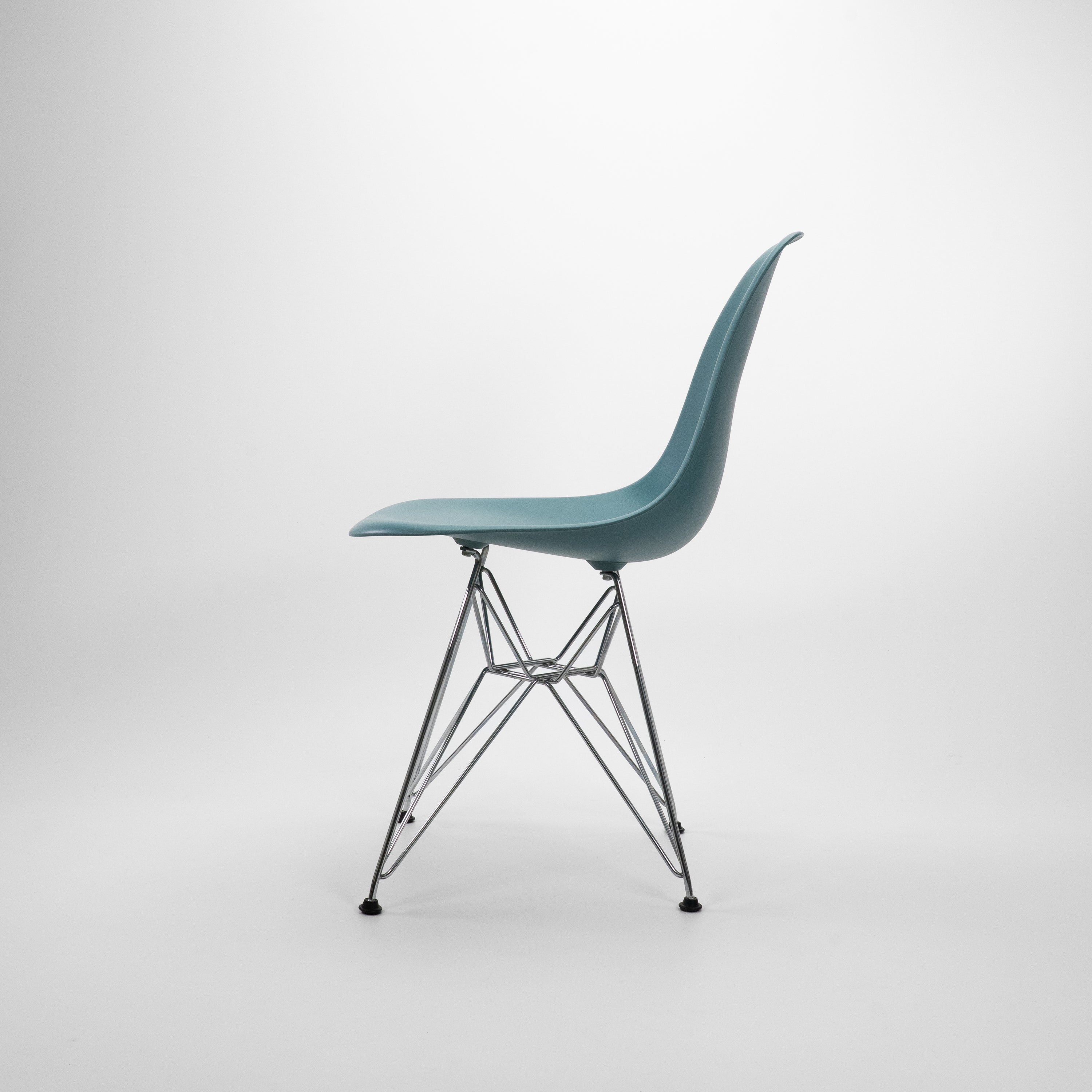 DSR Stuhl Chrom Blau