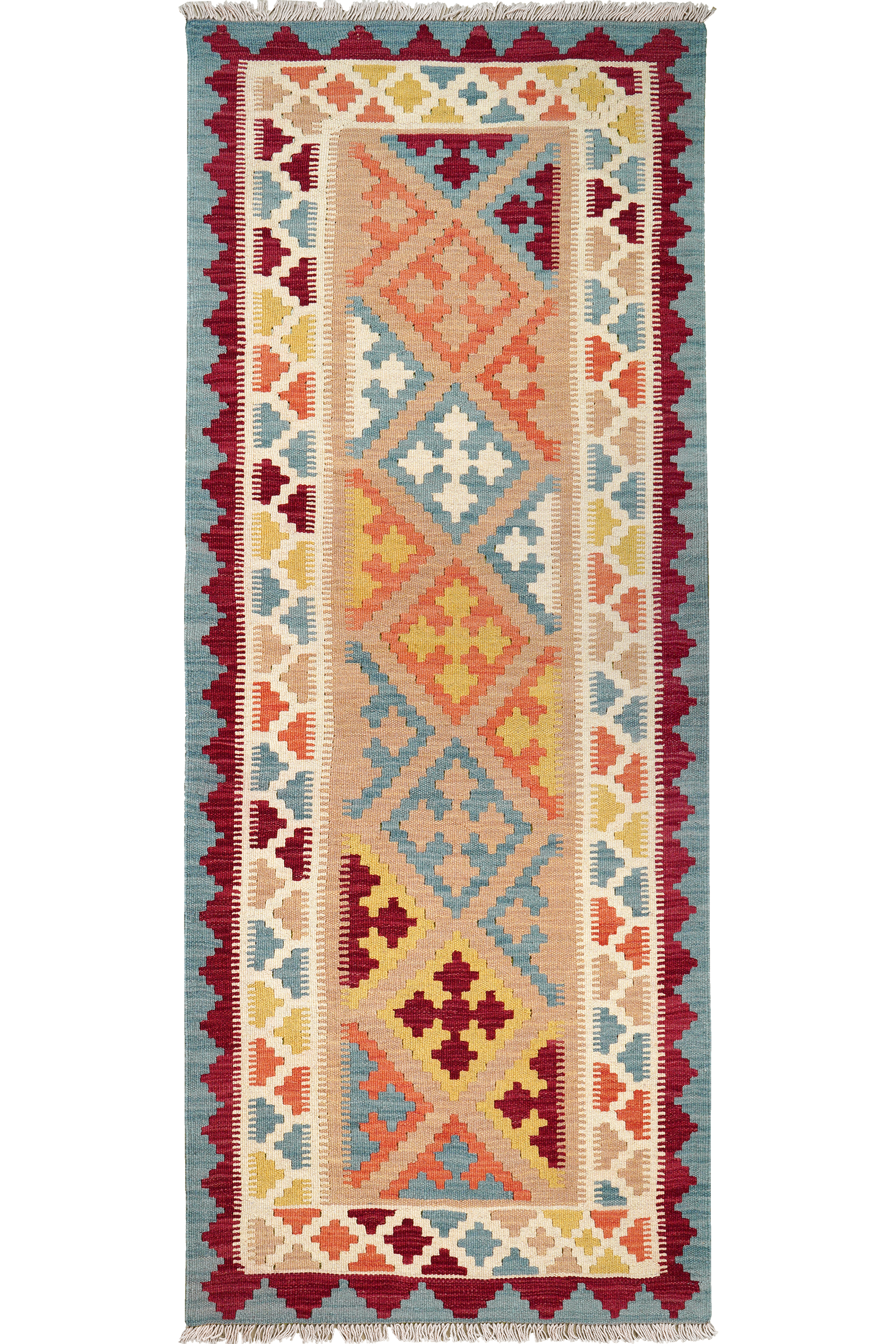 Kilim Gashgai Teppich Mehrfarbig