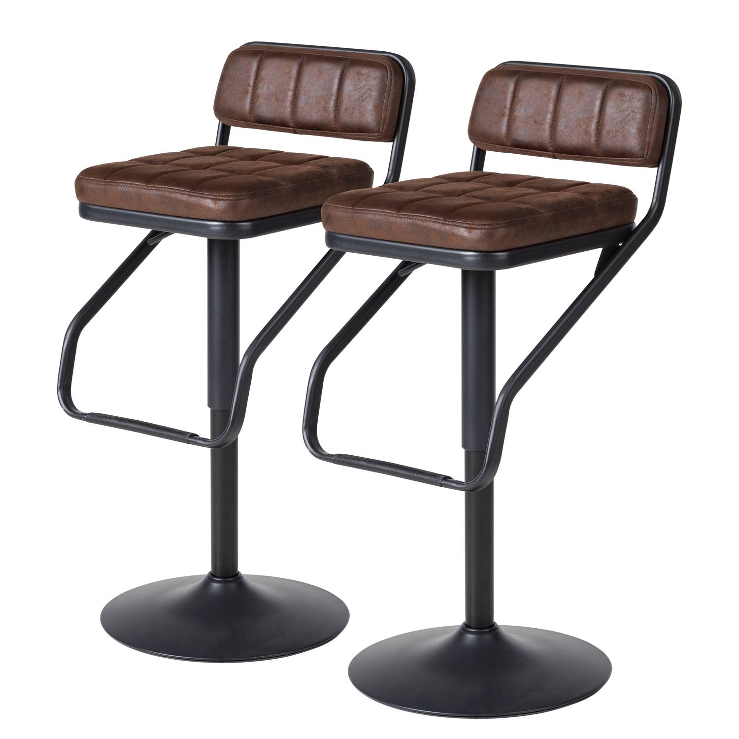2x Barstuhl Dalcross Braun