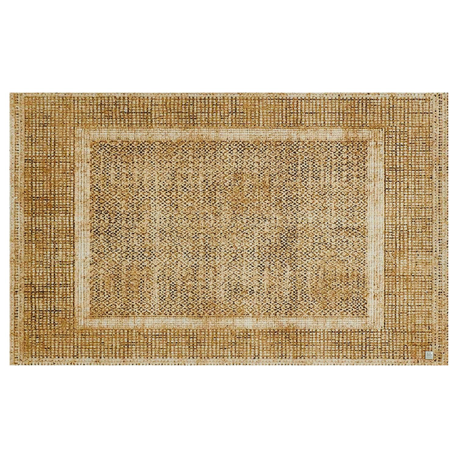 Doormat Square Honey Brown