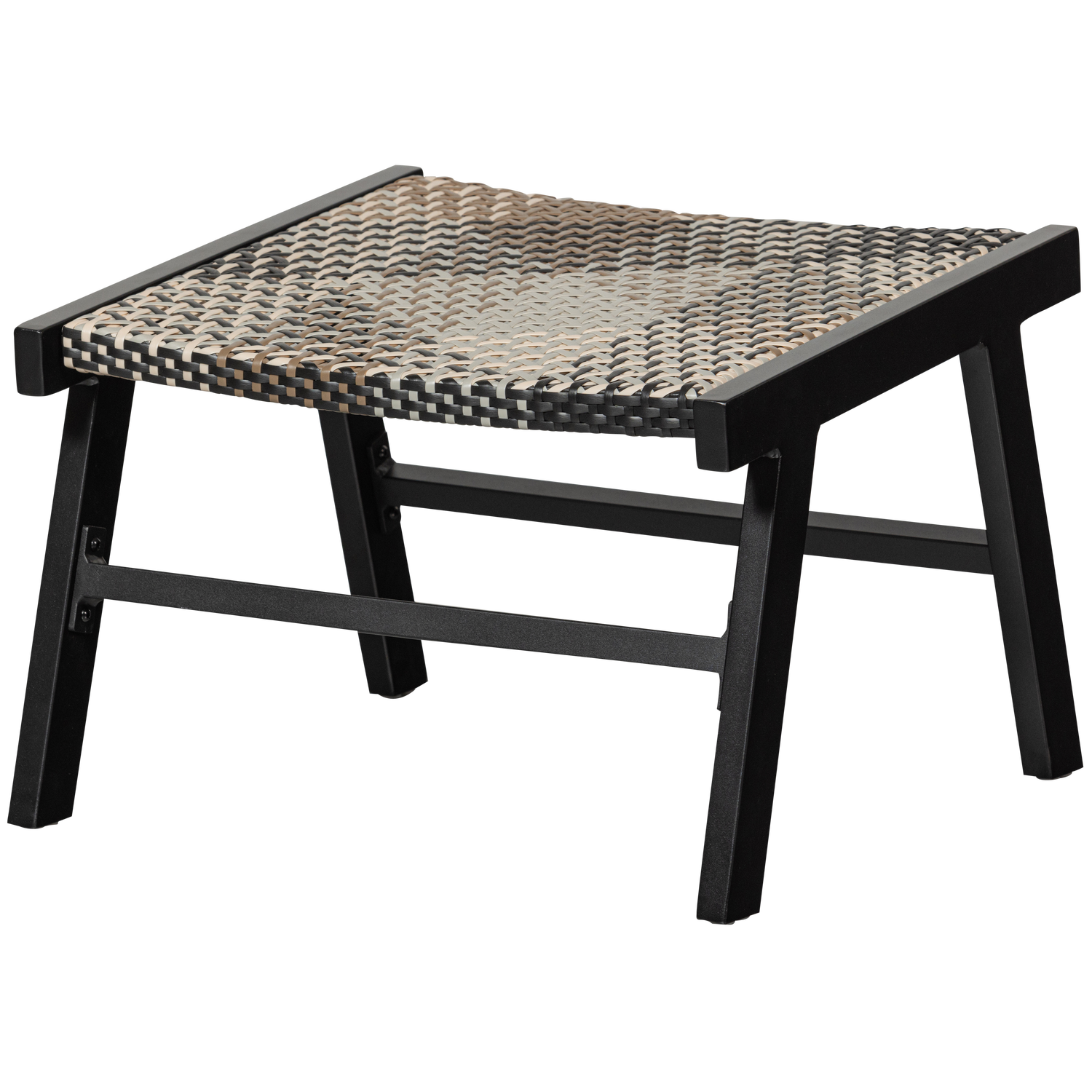 Pom Hocker Aluminium Mehrfarbig