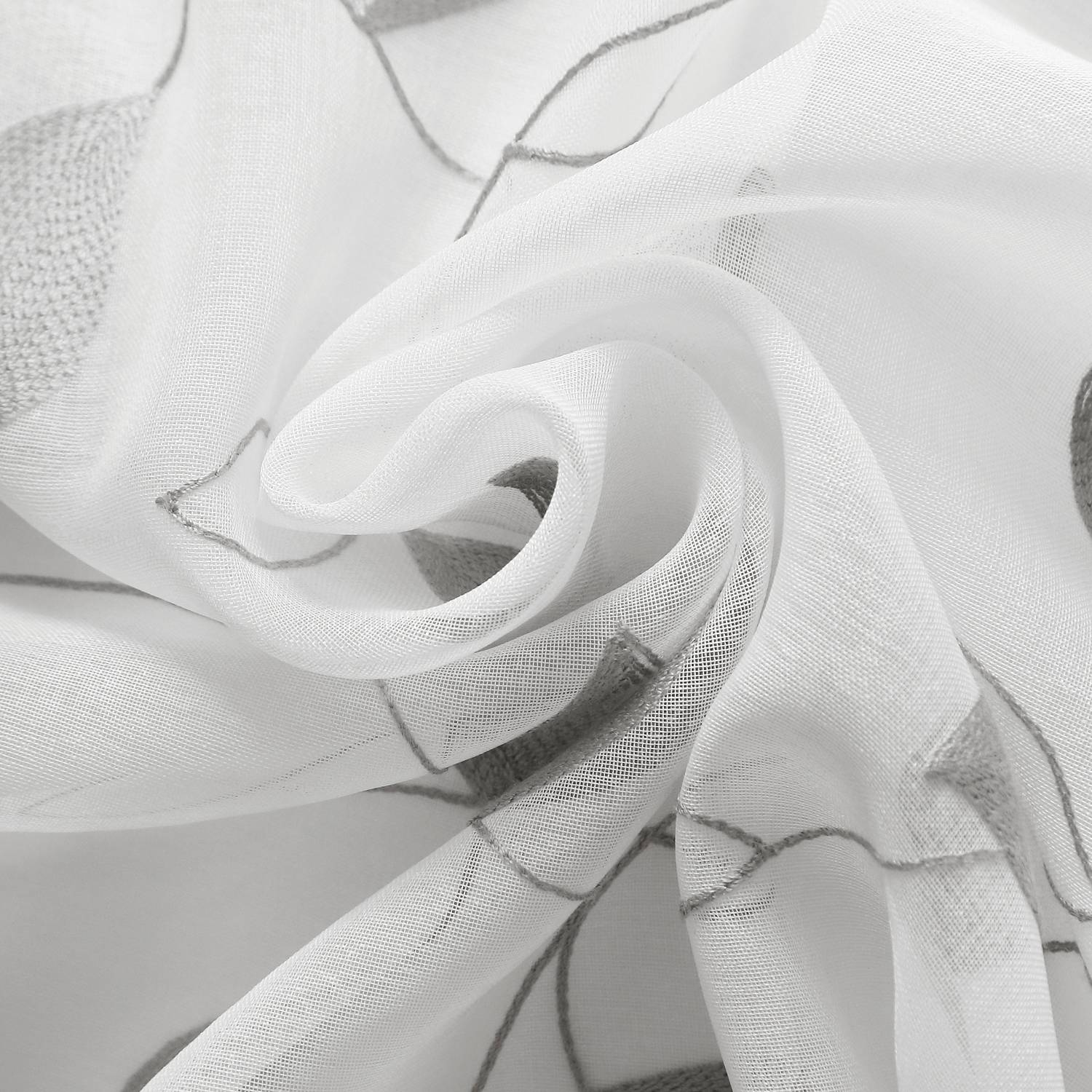 Ösenpanneaux Julius Polyester Silber
