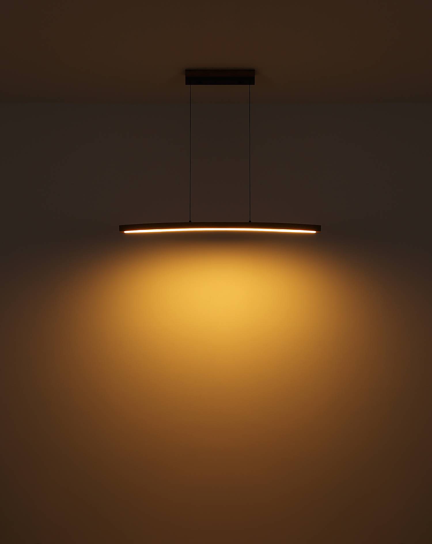 LED-Pendelleuchte Doro Braun