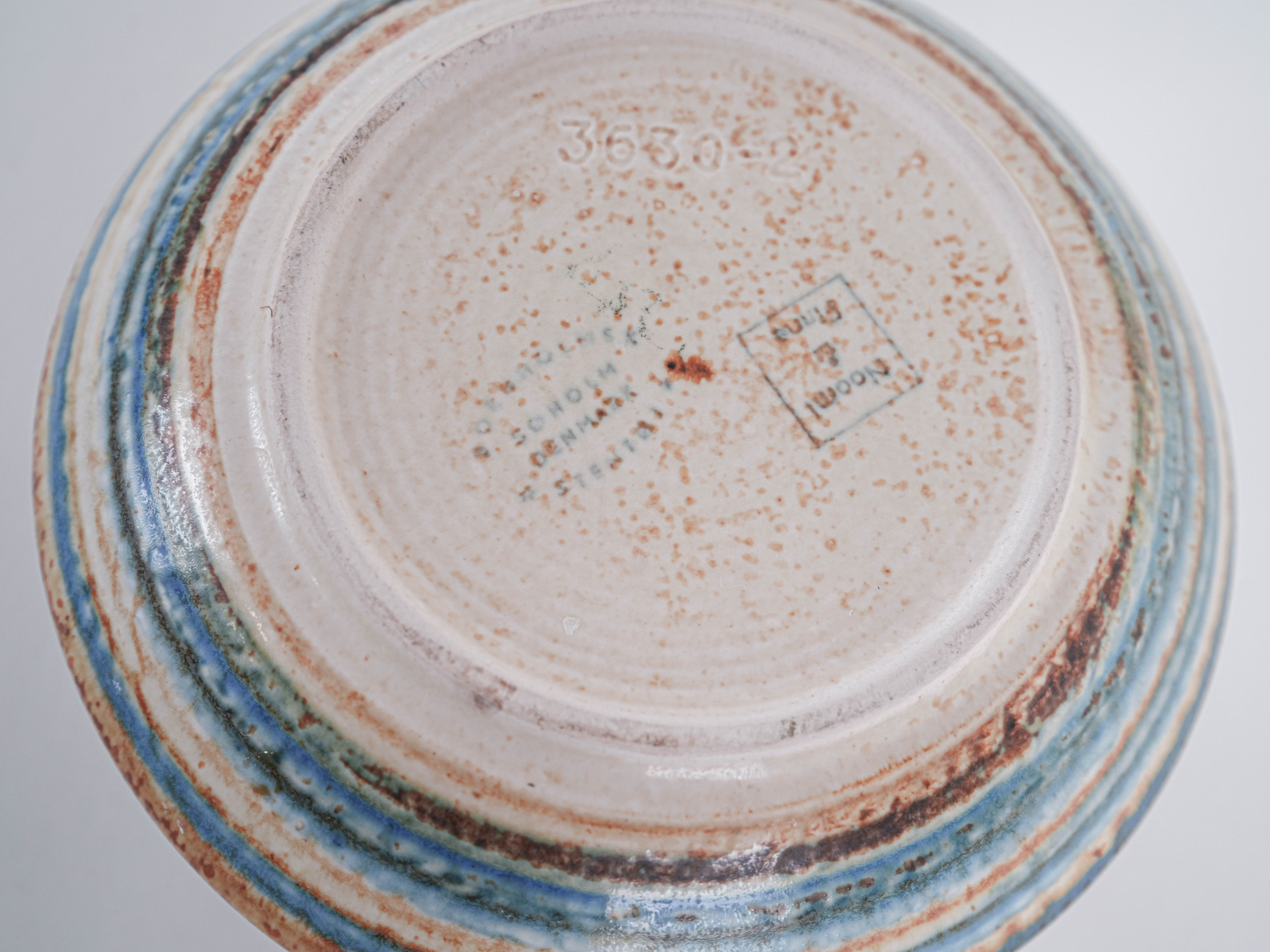 Ceramic vase 1960s Søholm