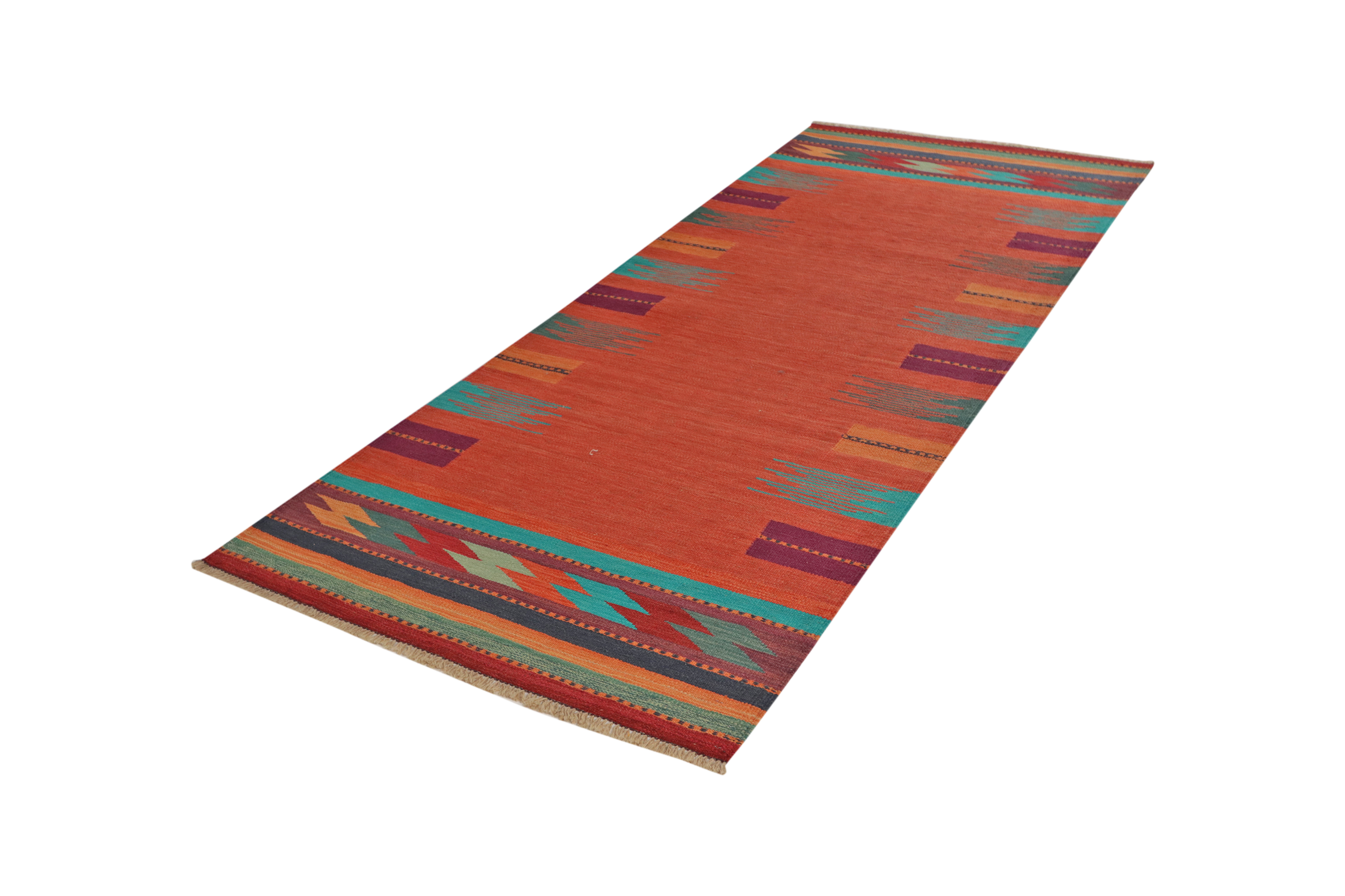 Kilim Gashgai Teppich Orange