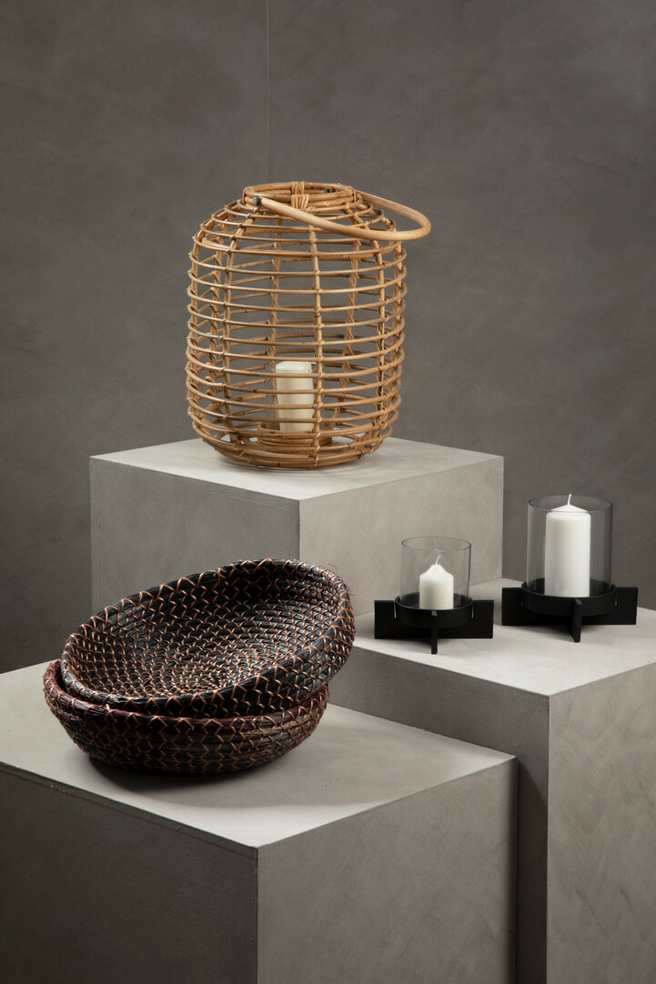 Mataram Rattan Laterne Natur