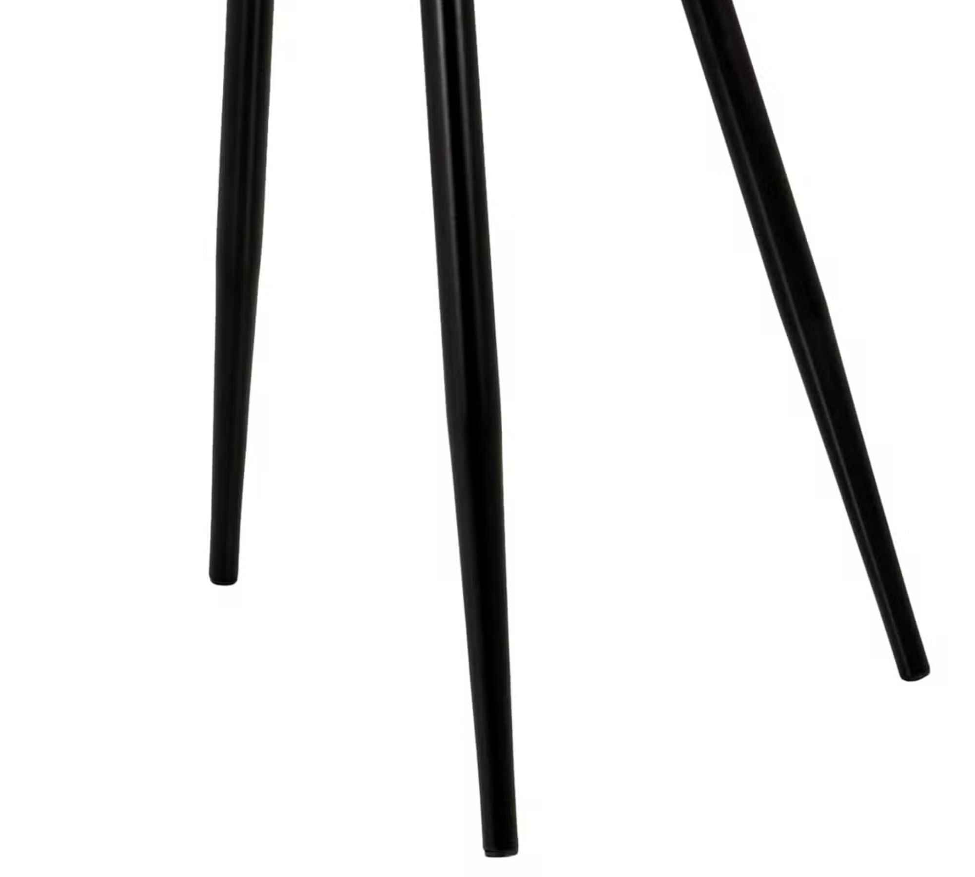 Polsterstuhl Lex (2er Set) Samt / Eisen Schwarz Braungrau