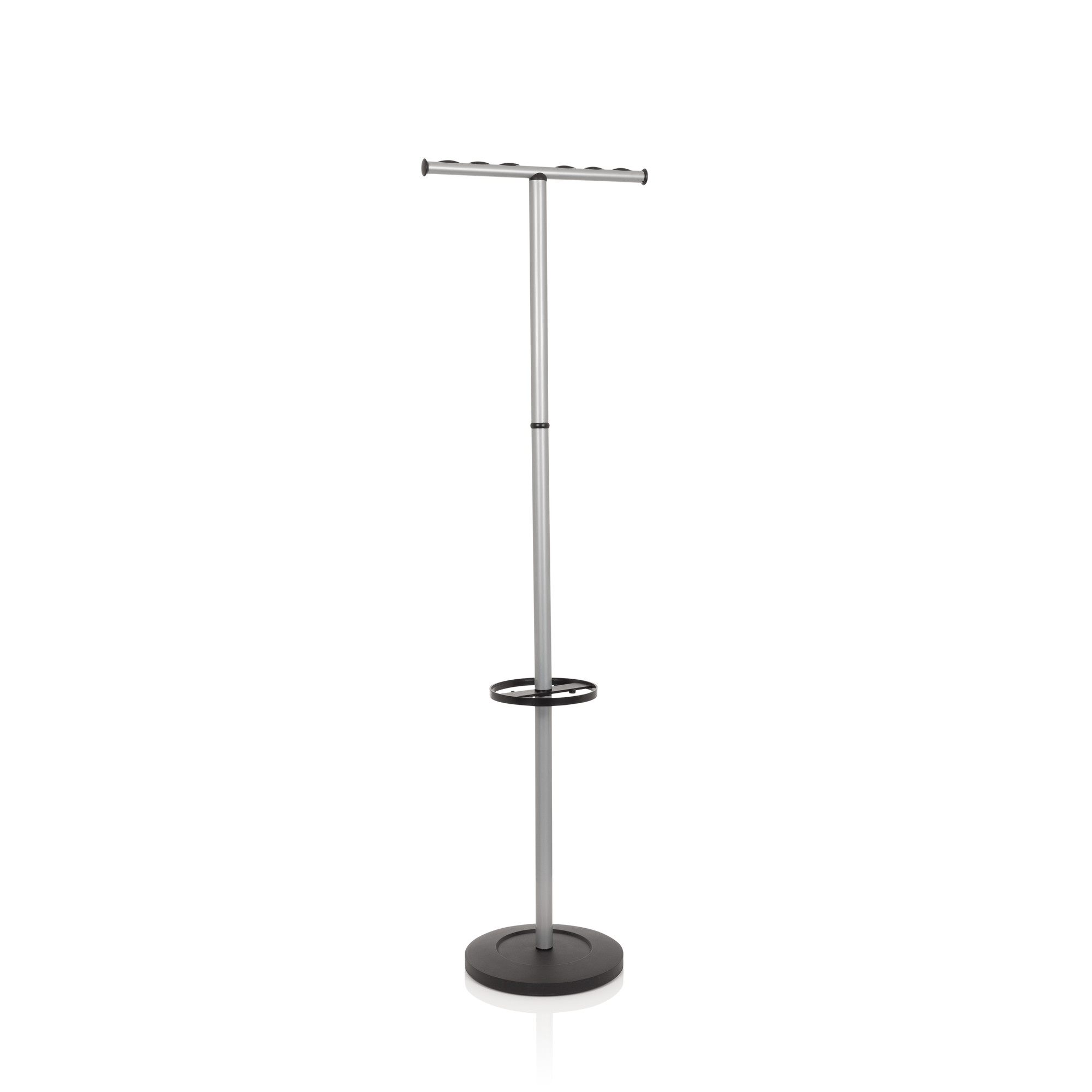 SPACE I Coat rack metal silver