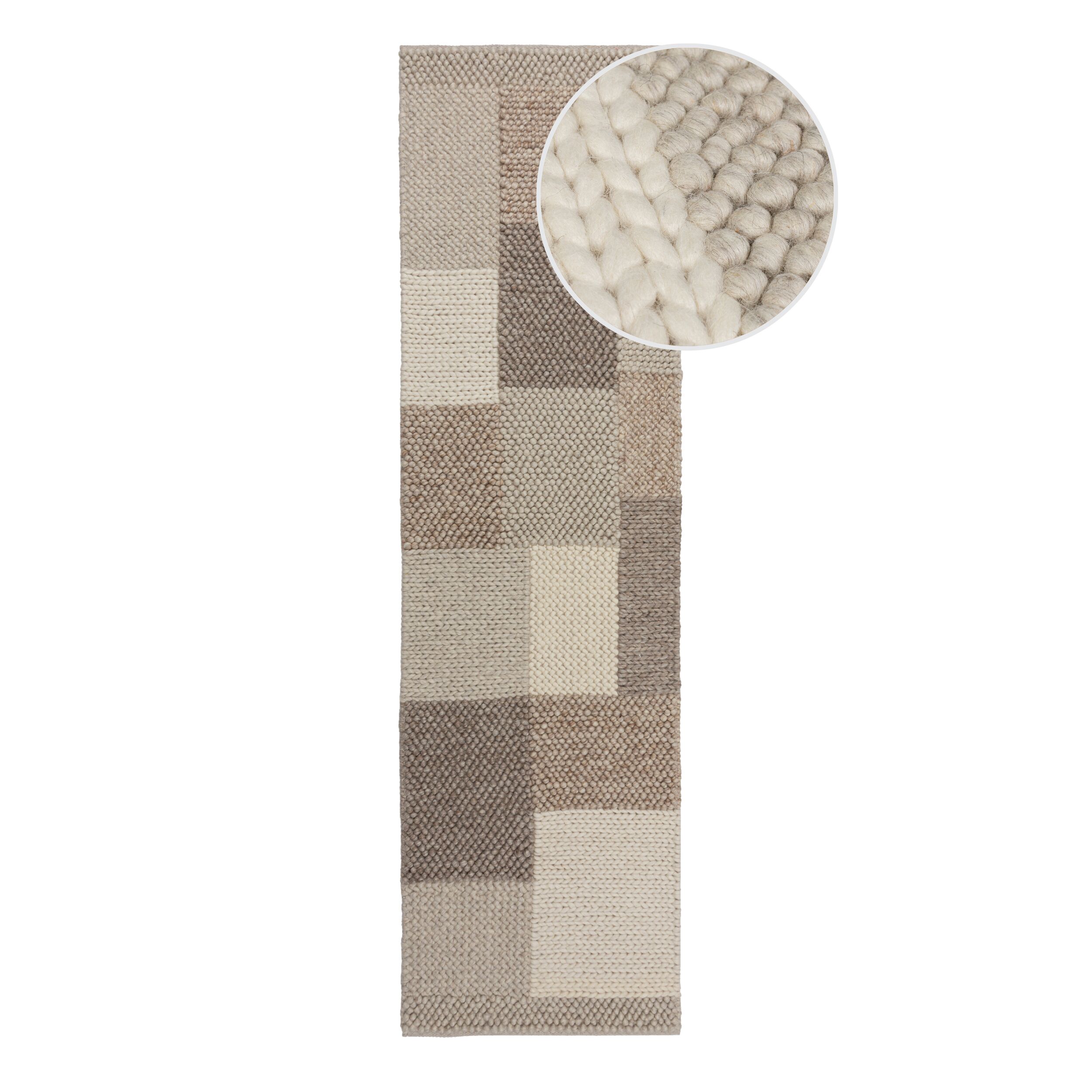 Minerals Patchwork Rug 60x230cm