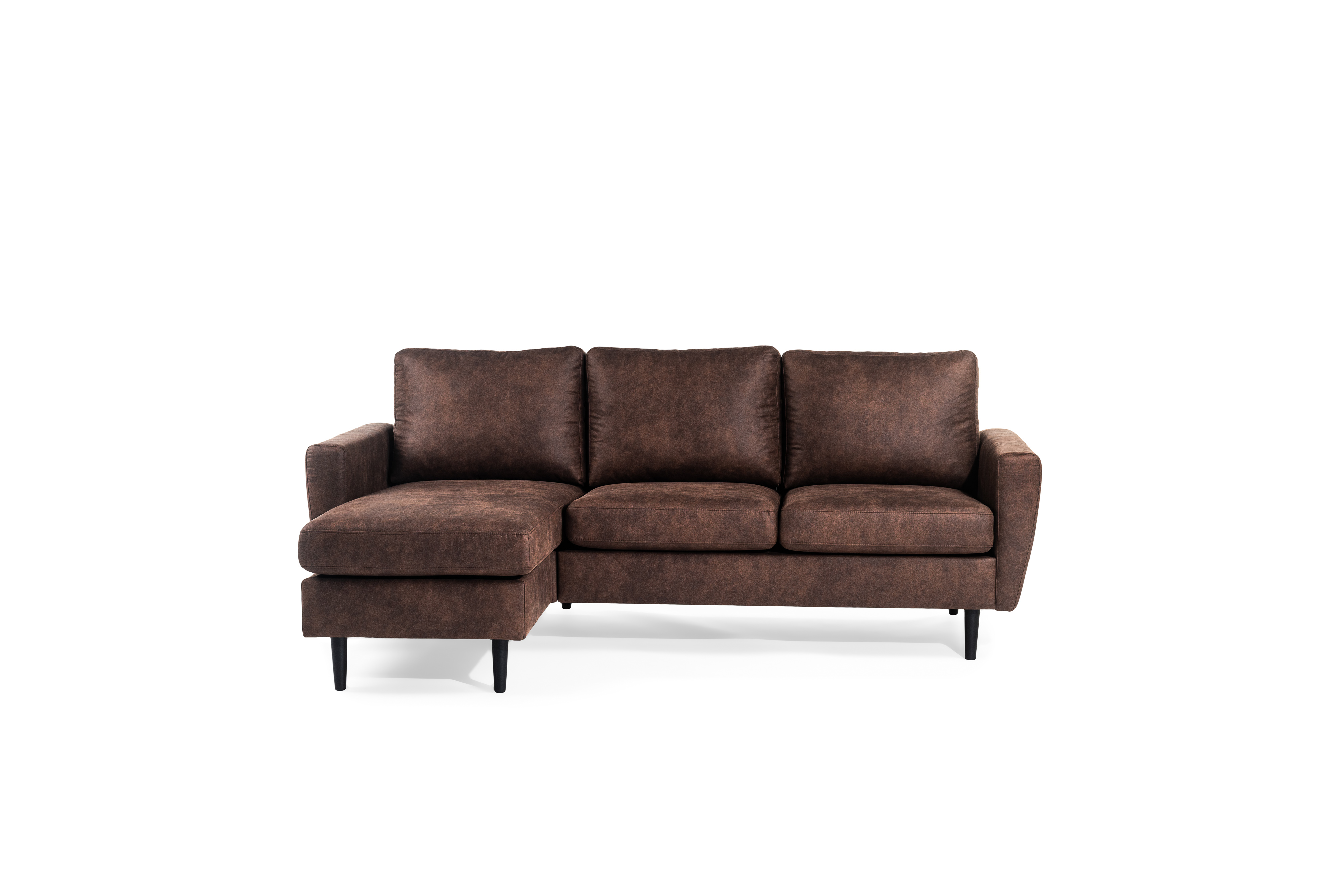 Sofa 3-Seater Chaiselongue Left Right Savannah Brown