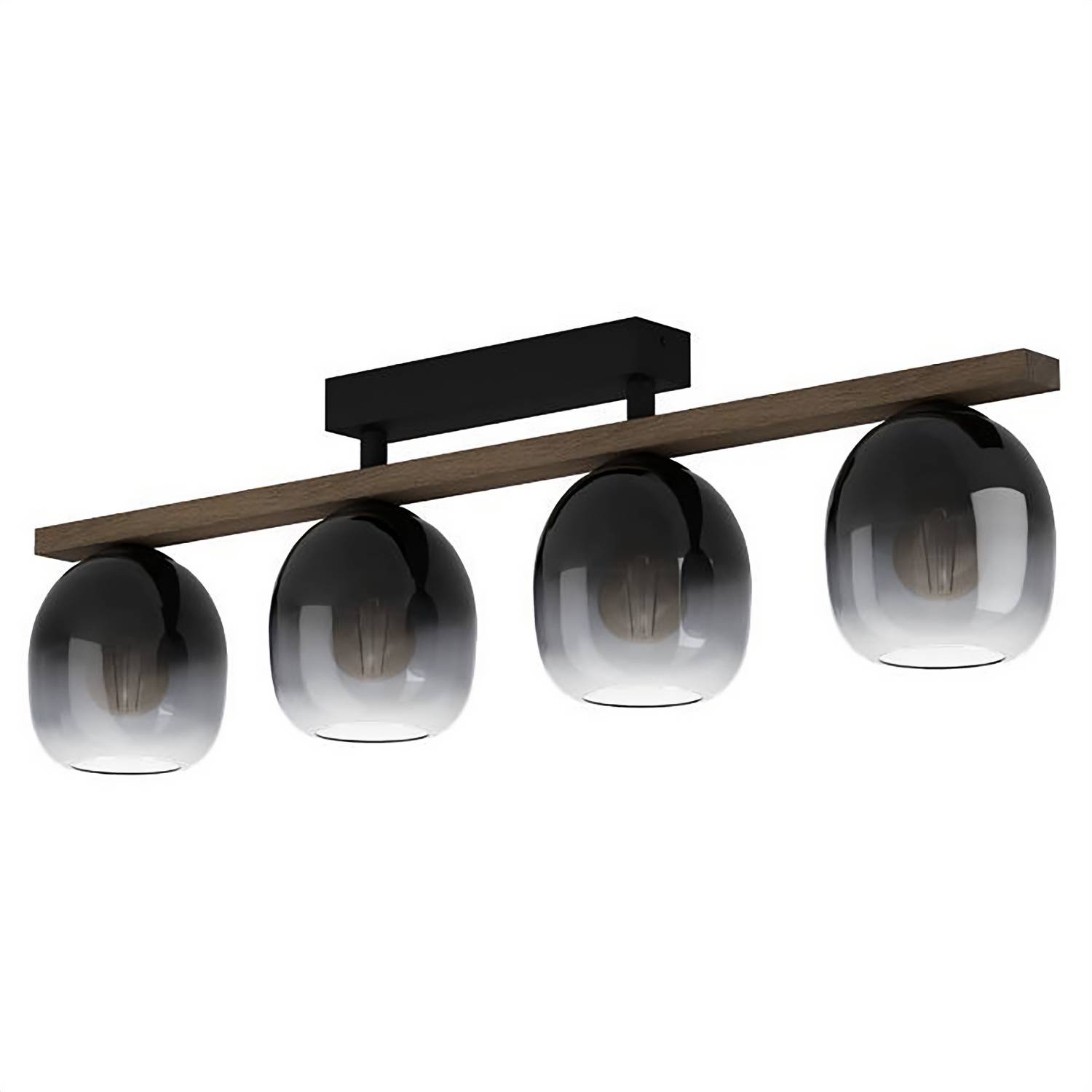 Ceiling light Filago Type A 4-light steel clear glass