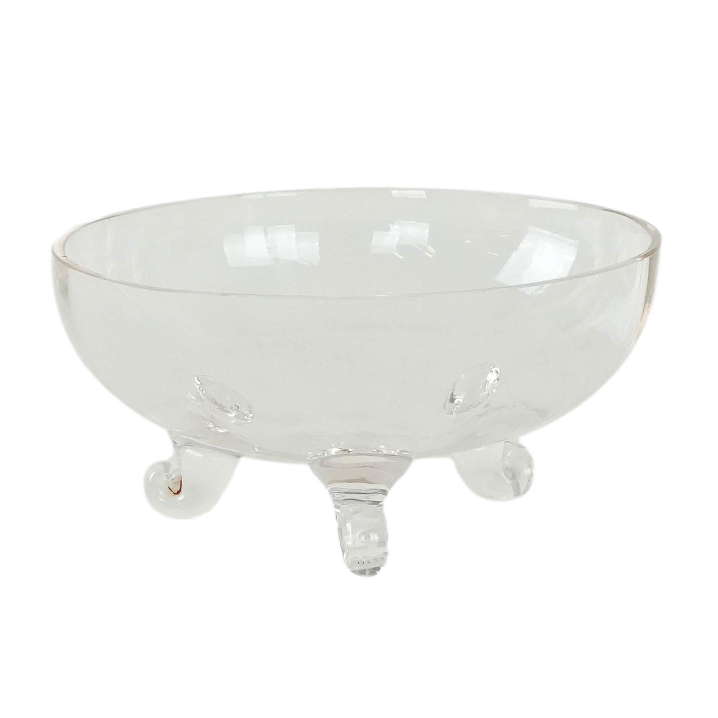 Caraffa in vetro trasparente anni '70