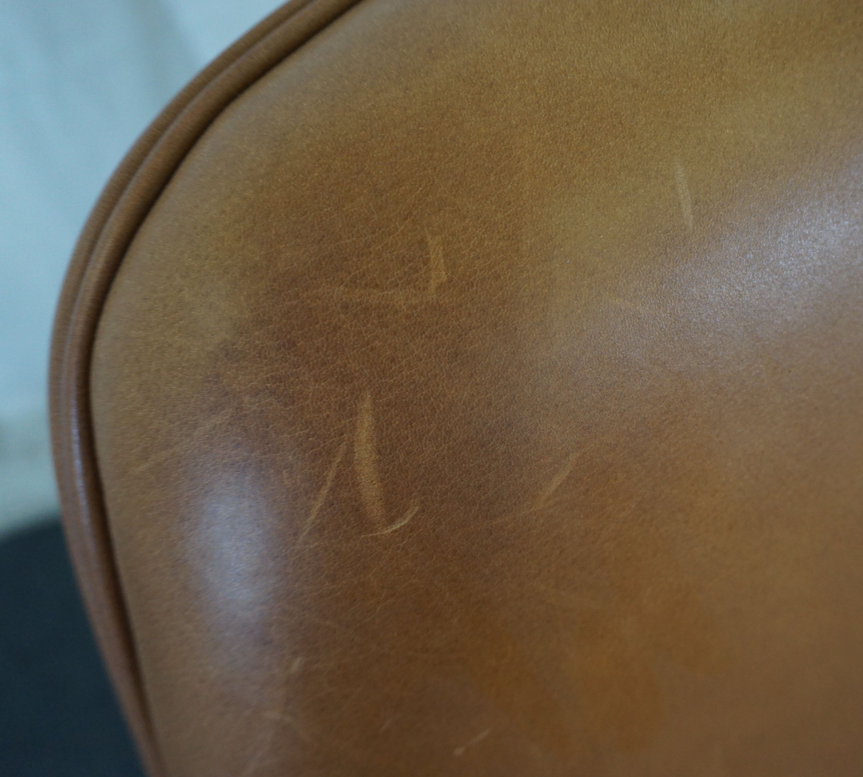 Oscar Sessel Leather Bronze