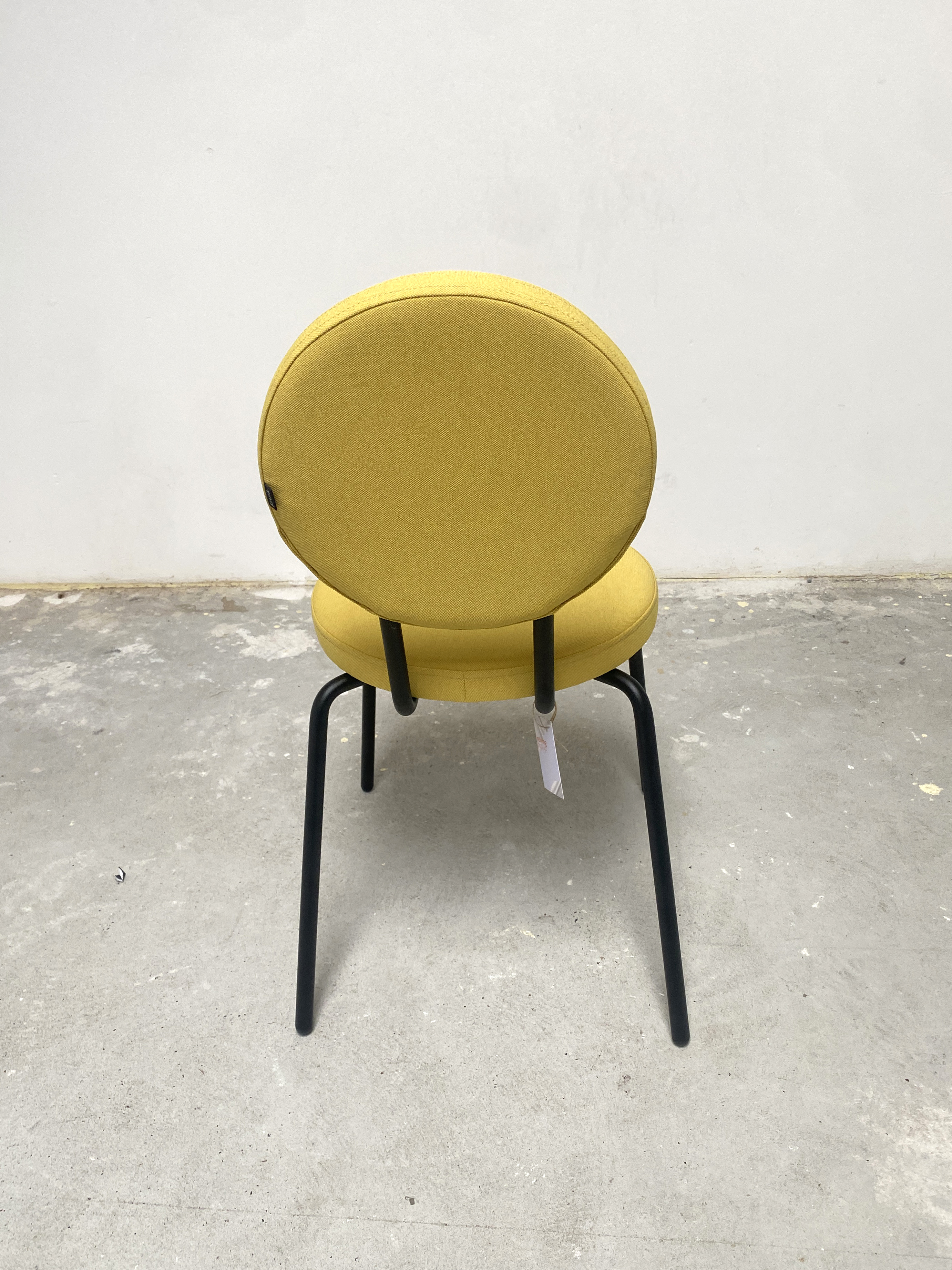 Esszimmerstuhl Textil Gelb