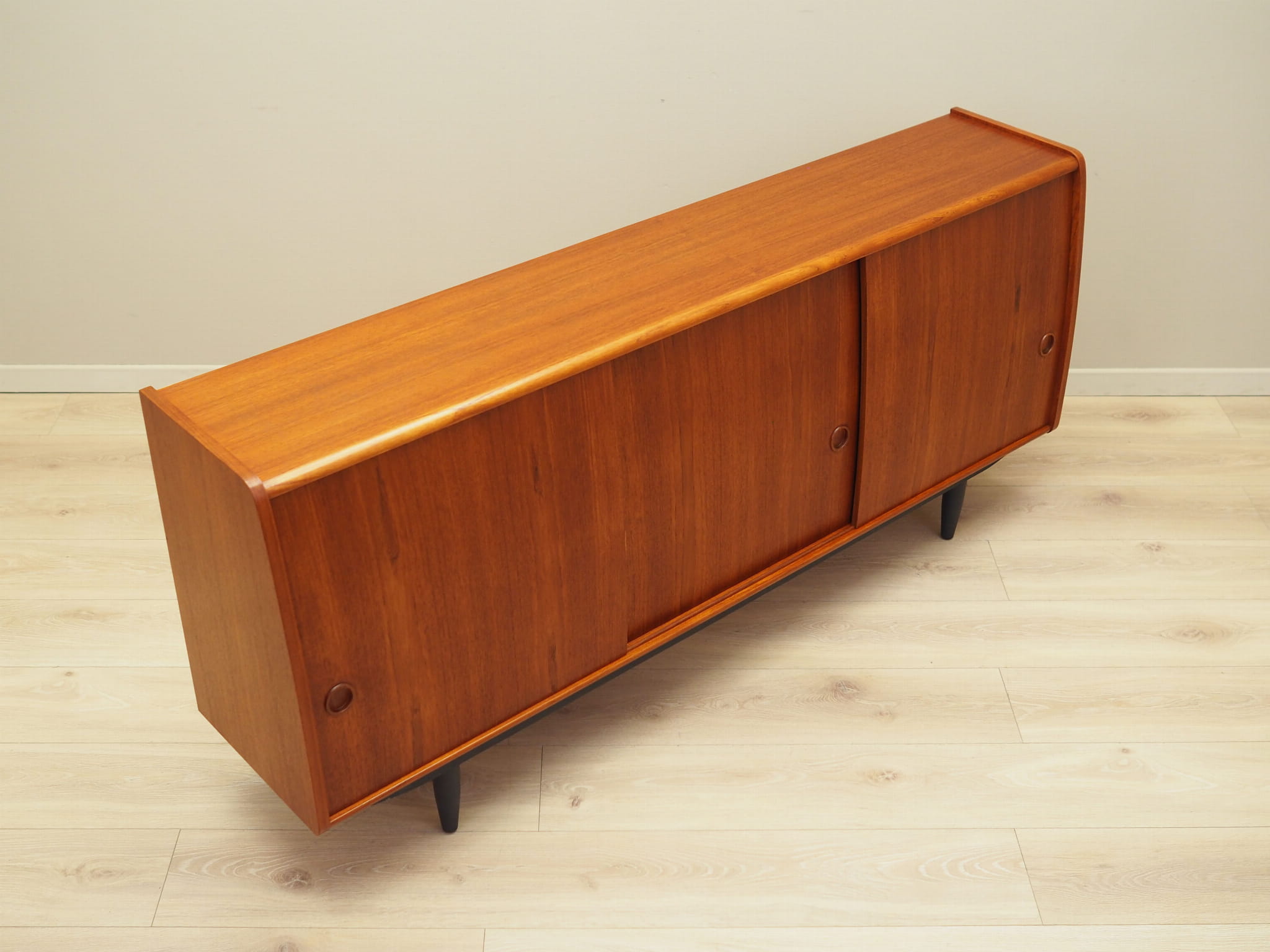 Vintage Sideboard Teakholz Braun 1970er Jahre