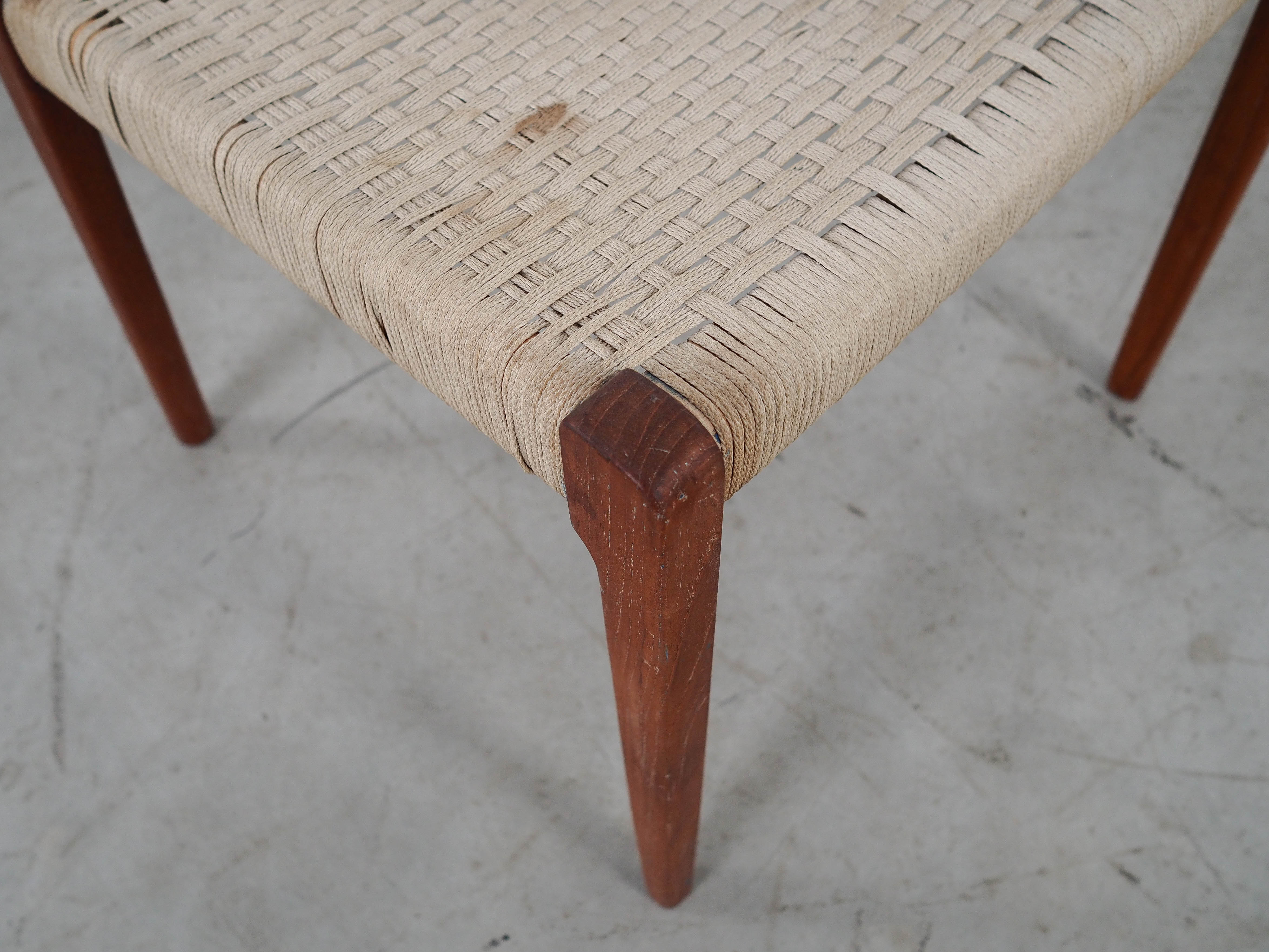 Teak wood chair 1960s