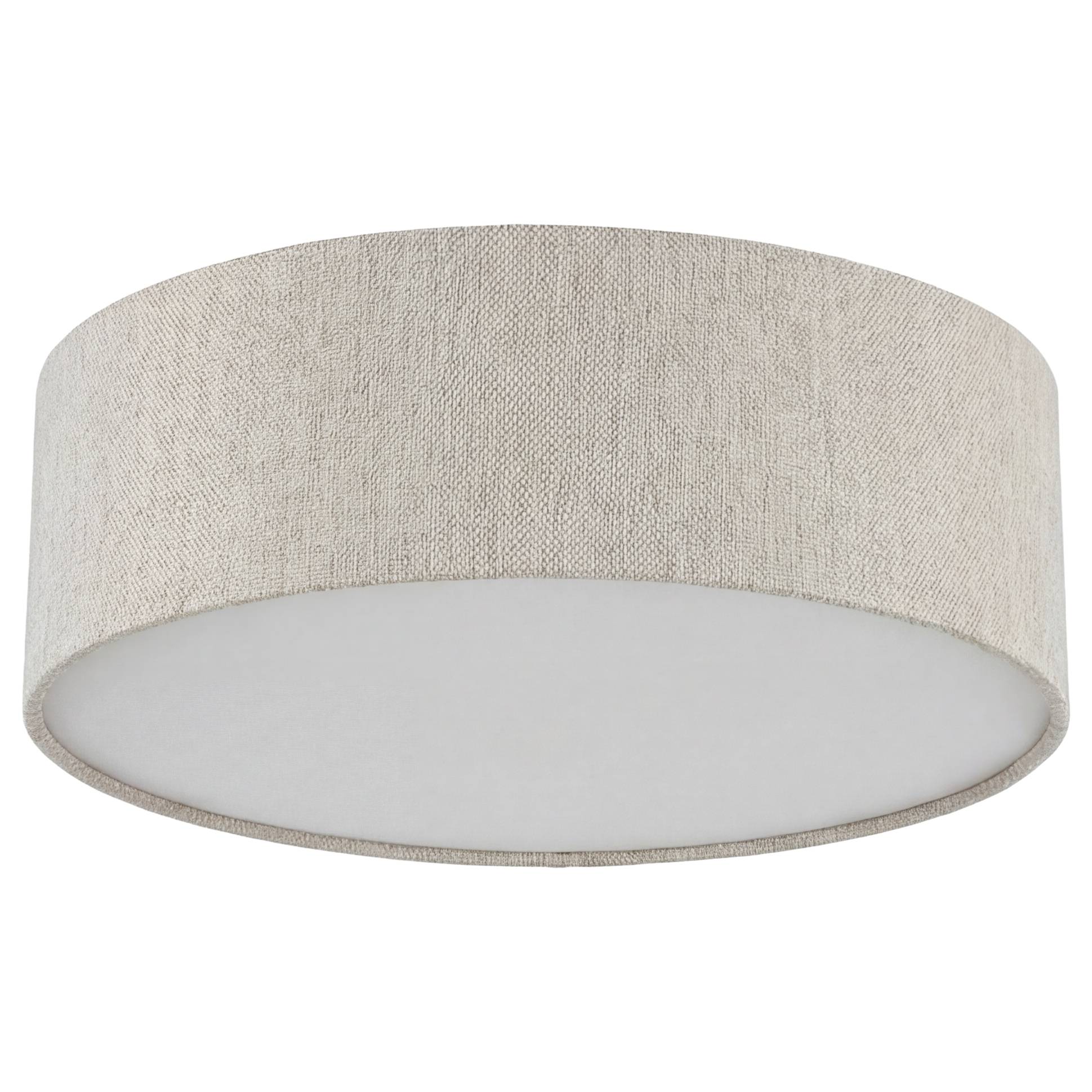 Aural Ceiling Light 1-bulb Linen Iron