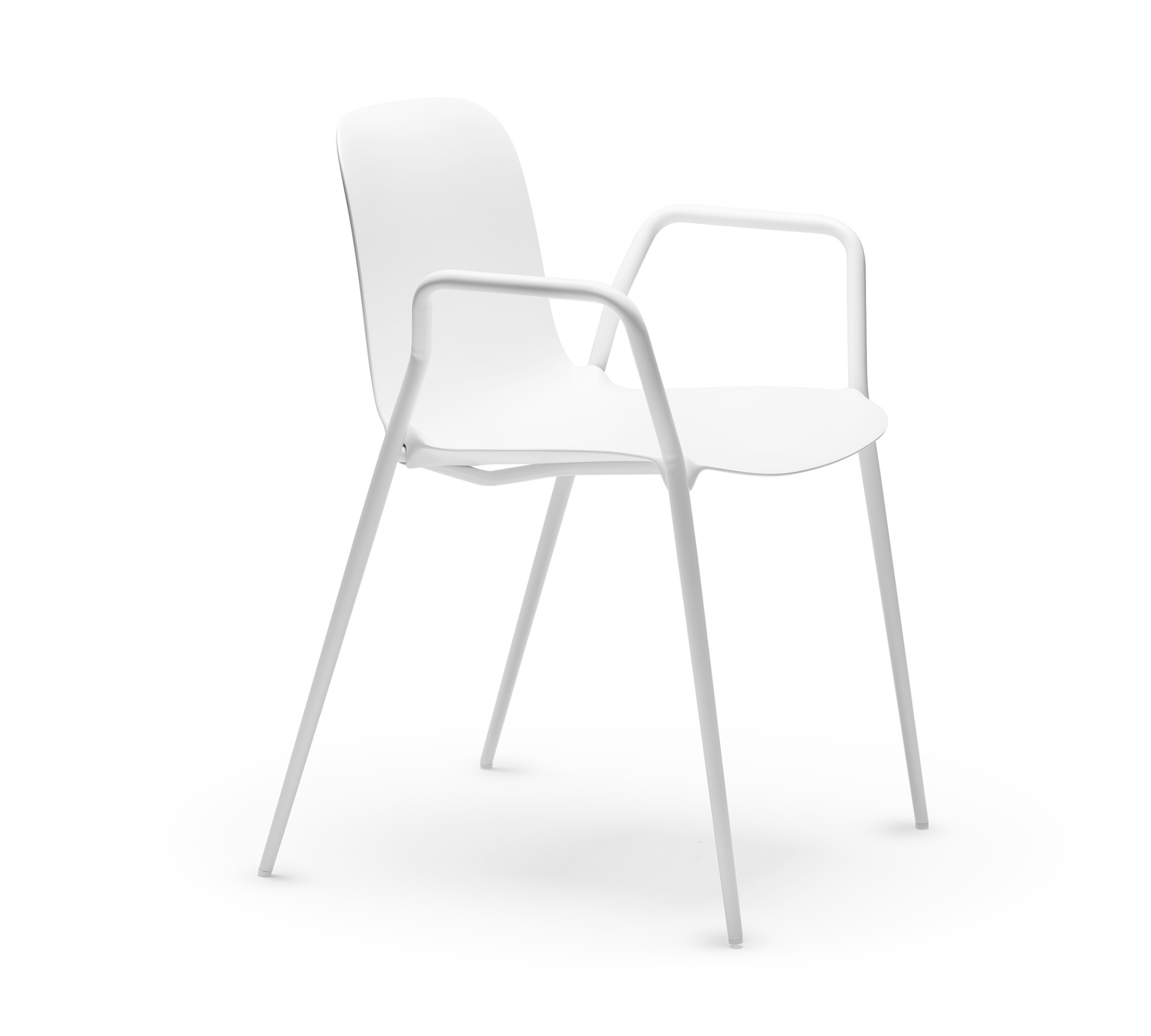 Dogo P Armchair Plastic Metal White