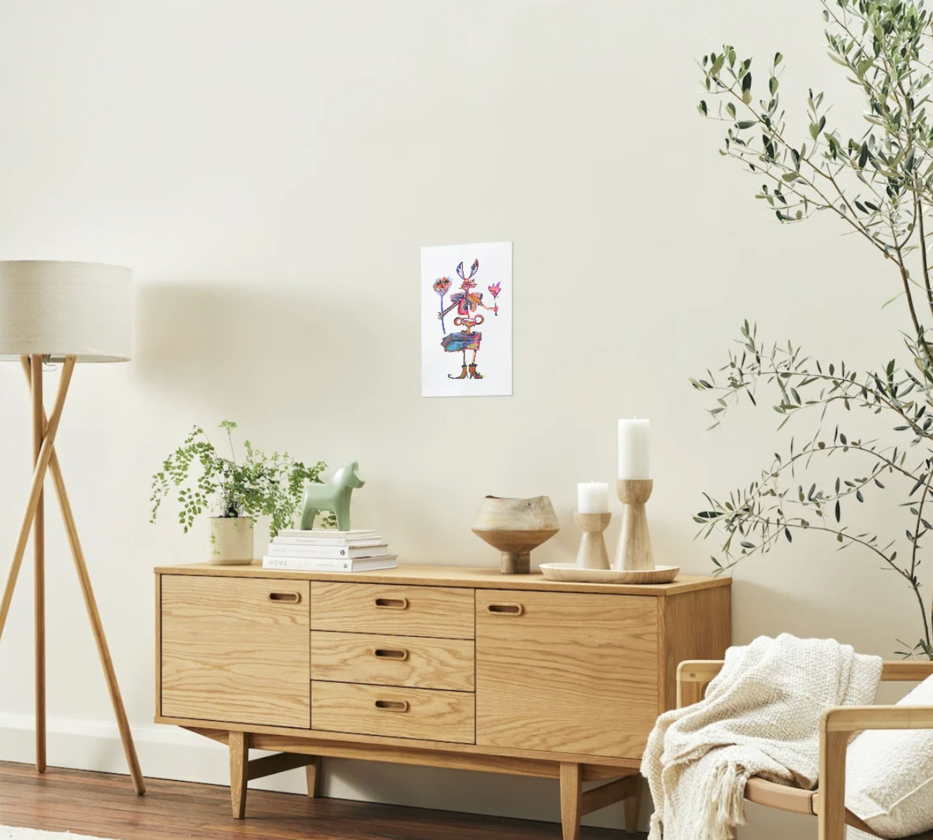 Hekate Kunstdruck Mehrfarbig