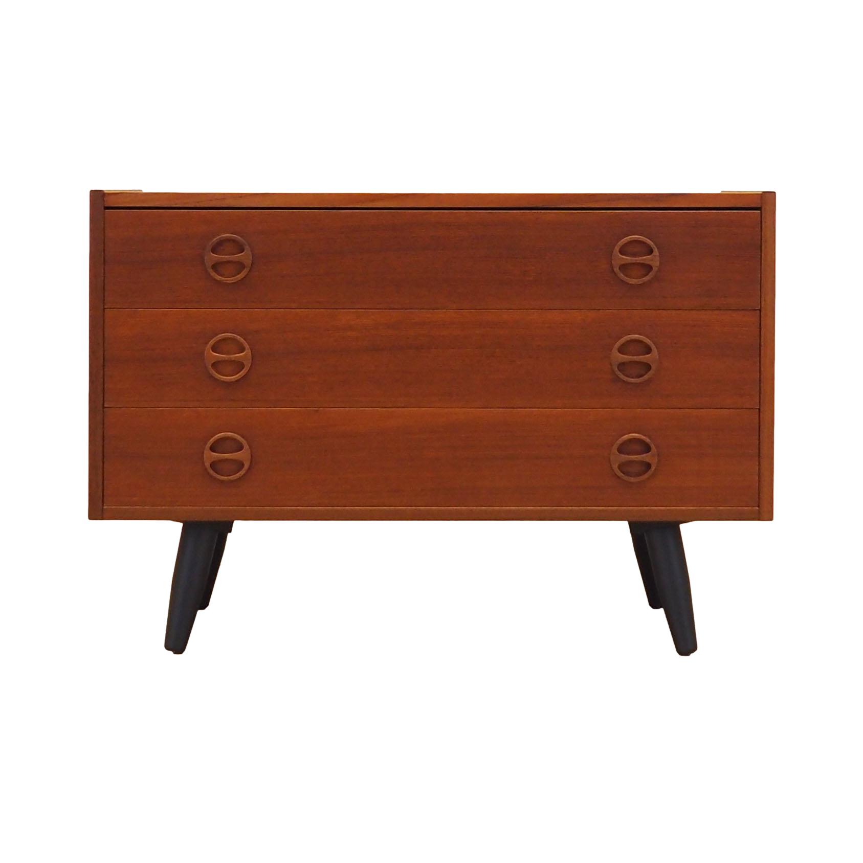 Cassettiera in teak anni '60