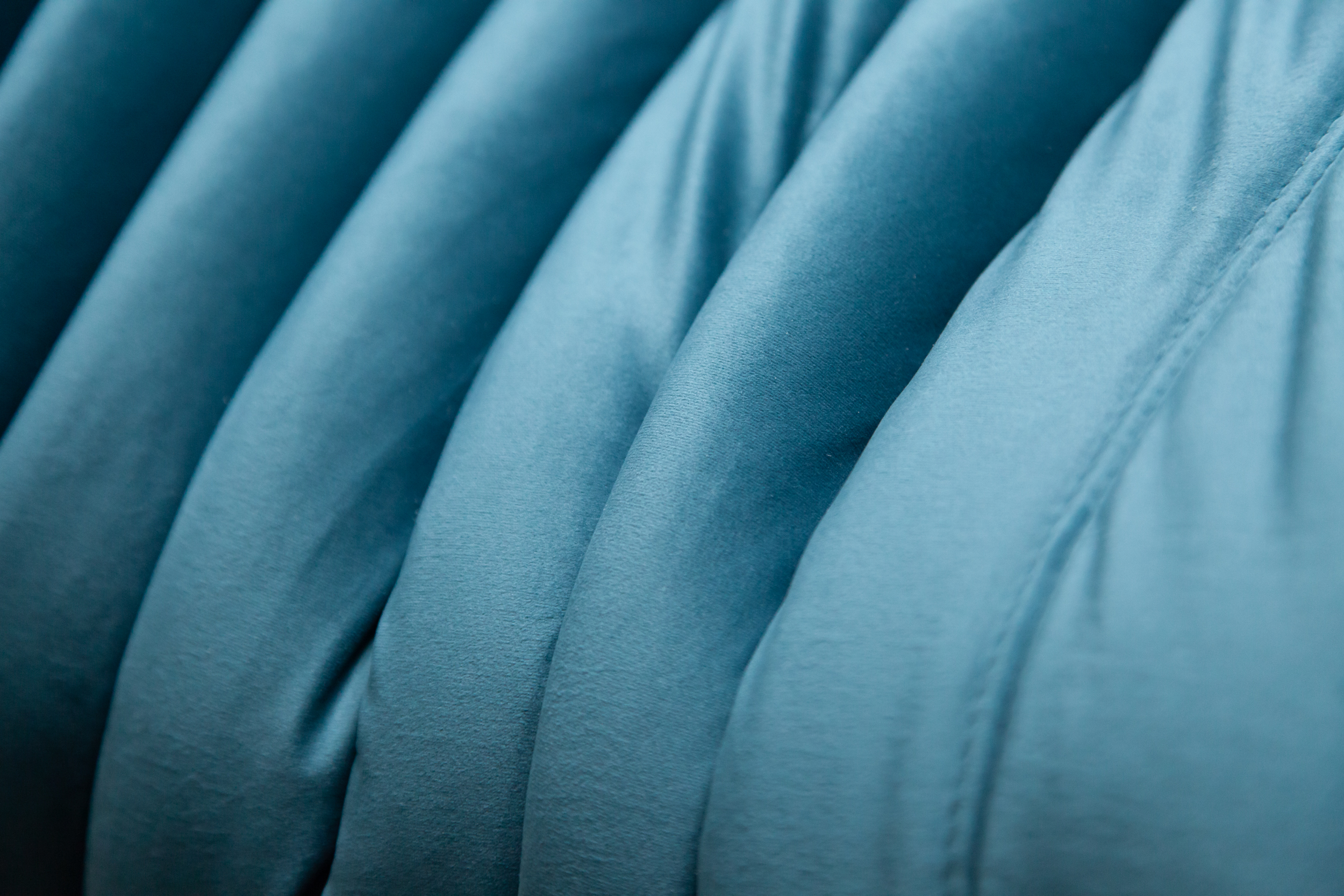 Togo Divano 3 posti Velluto Blu mare