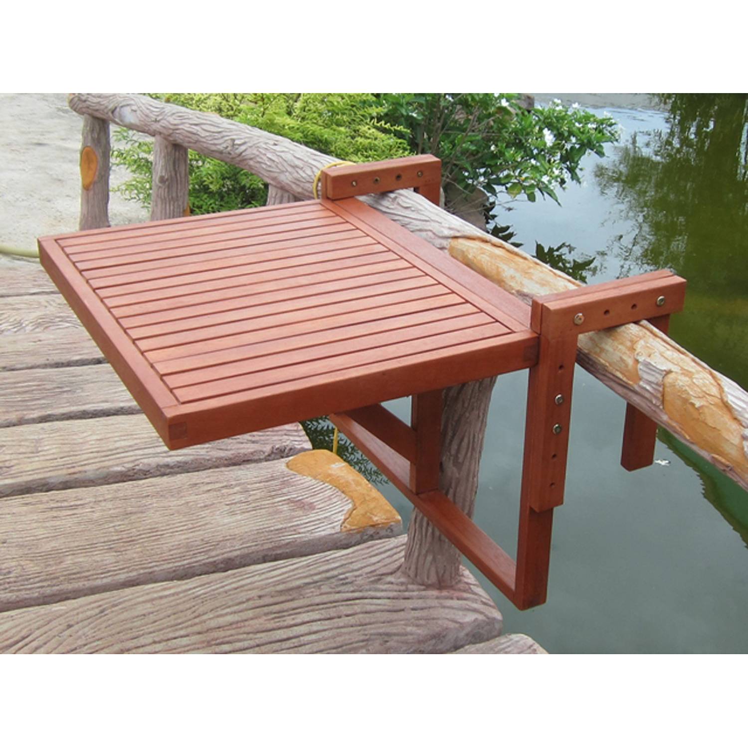 Balkon Hängetisch Berkeley Eukalyptus Braun