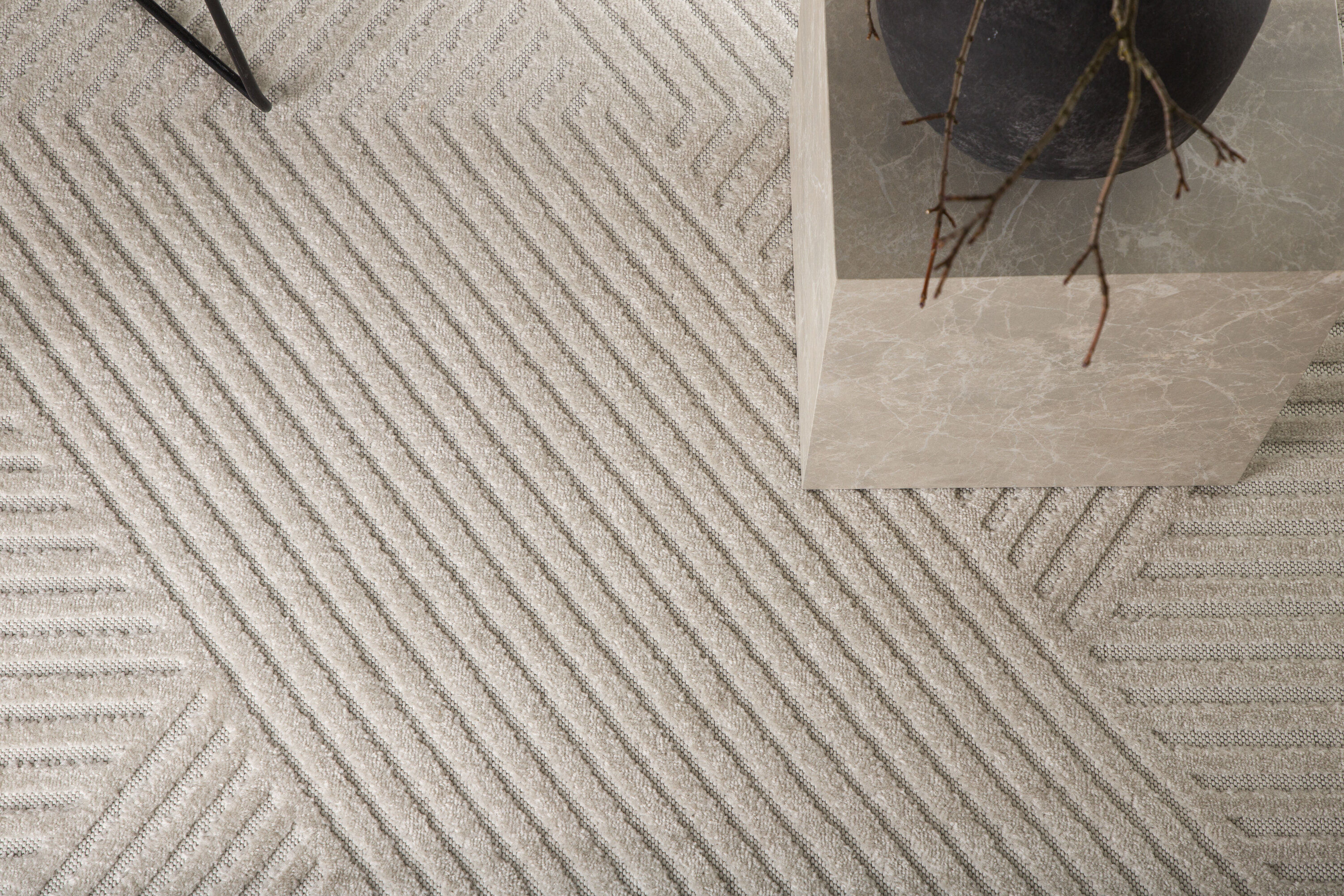 Aron Solar Teppich Rechteckig Weiß 160x230cm