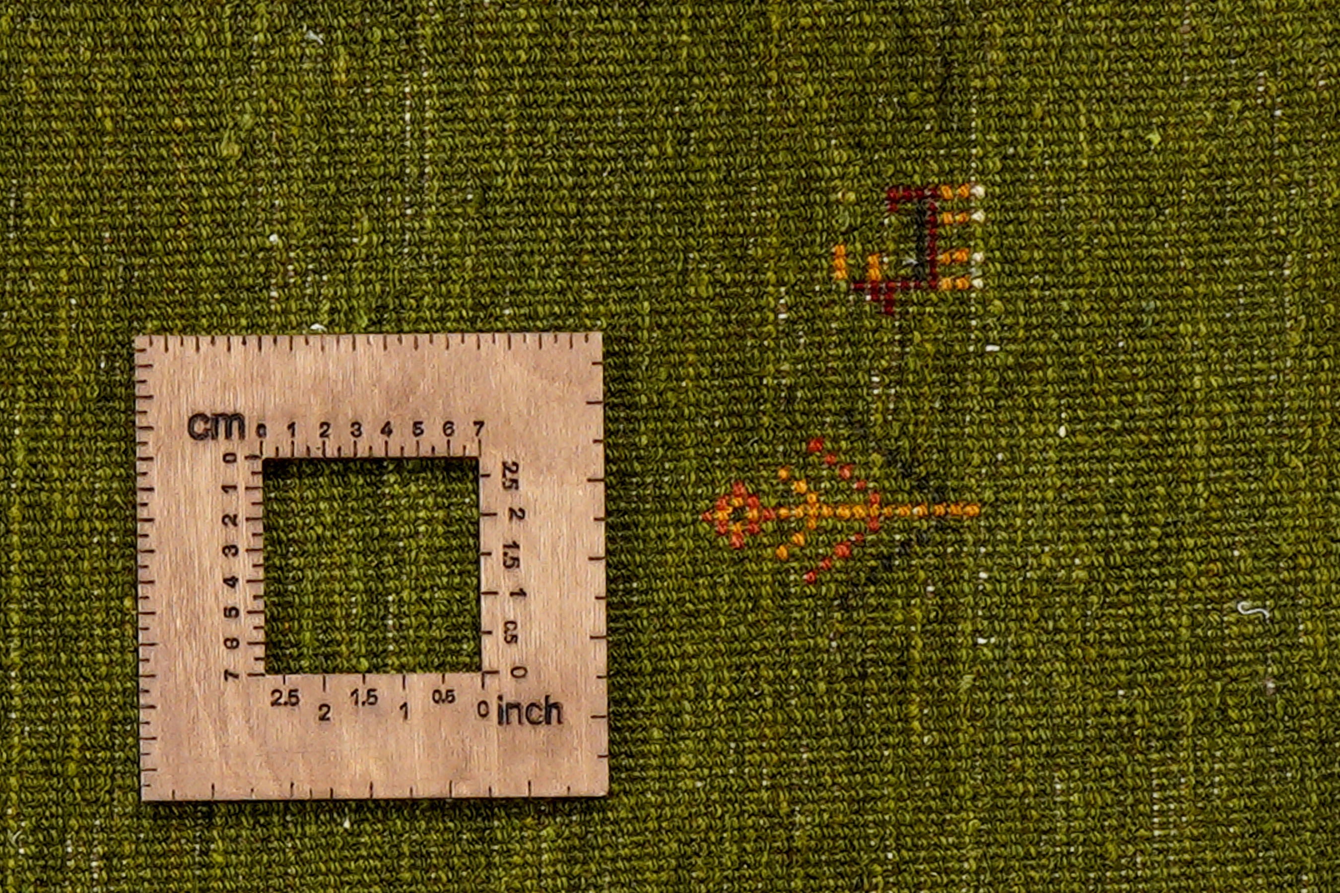 Rizbaf Gabbeh Carpet Wool Green