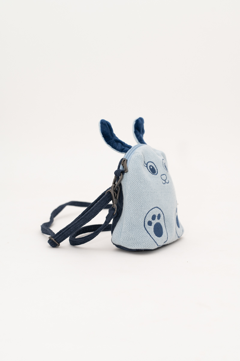 Hase Tasche Baumwolle Blau