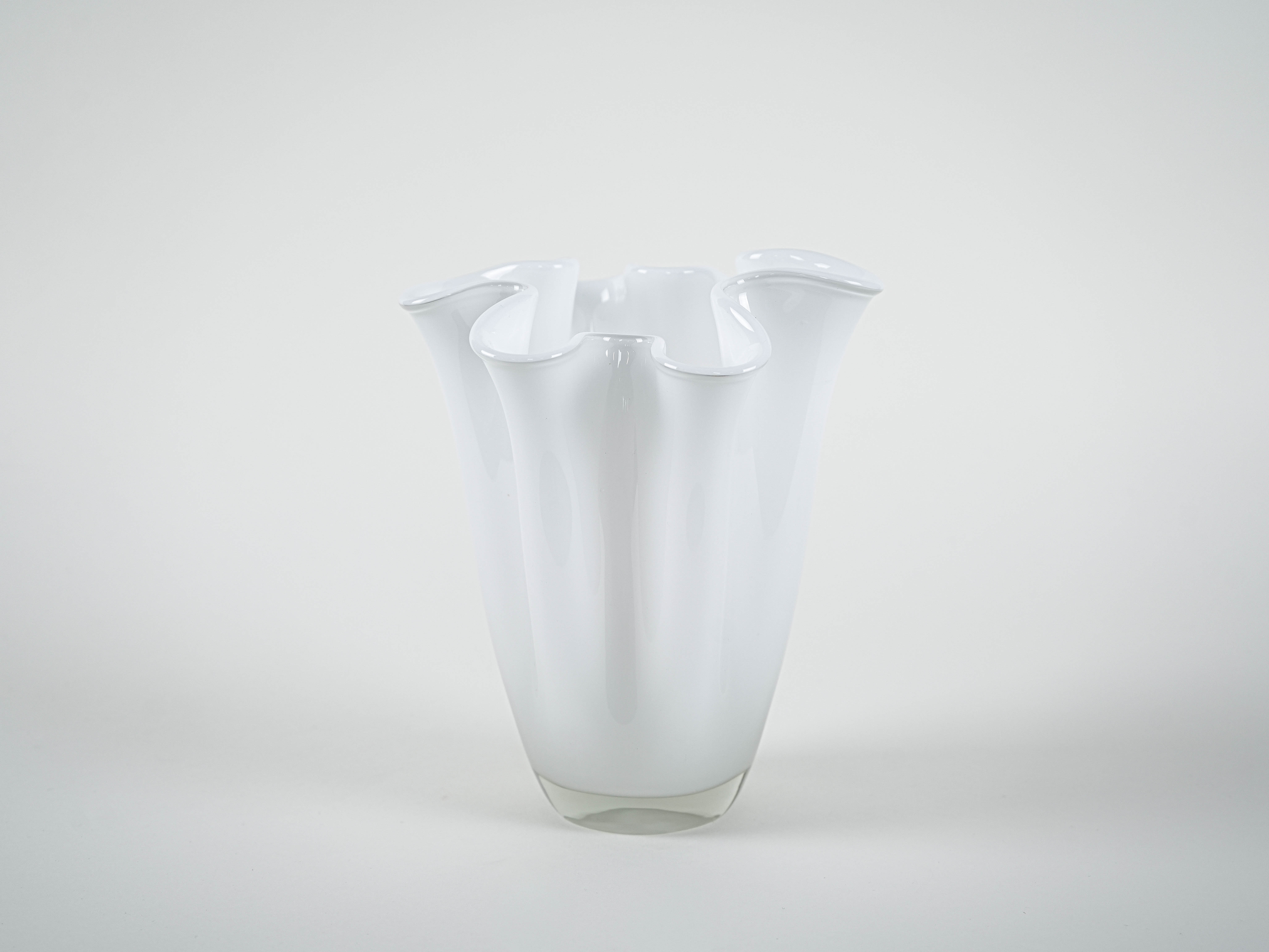 Glass vase 1970s