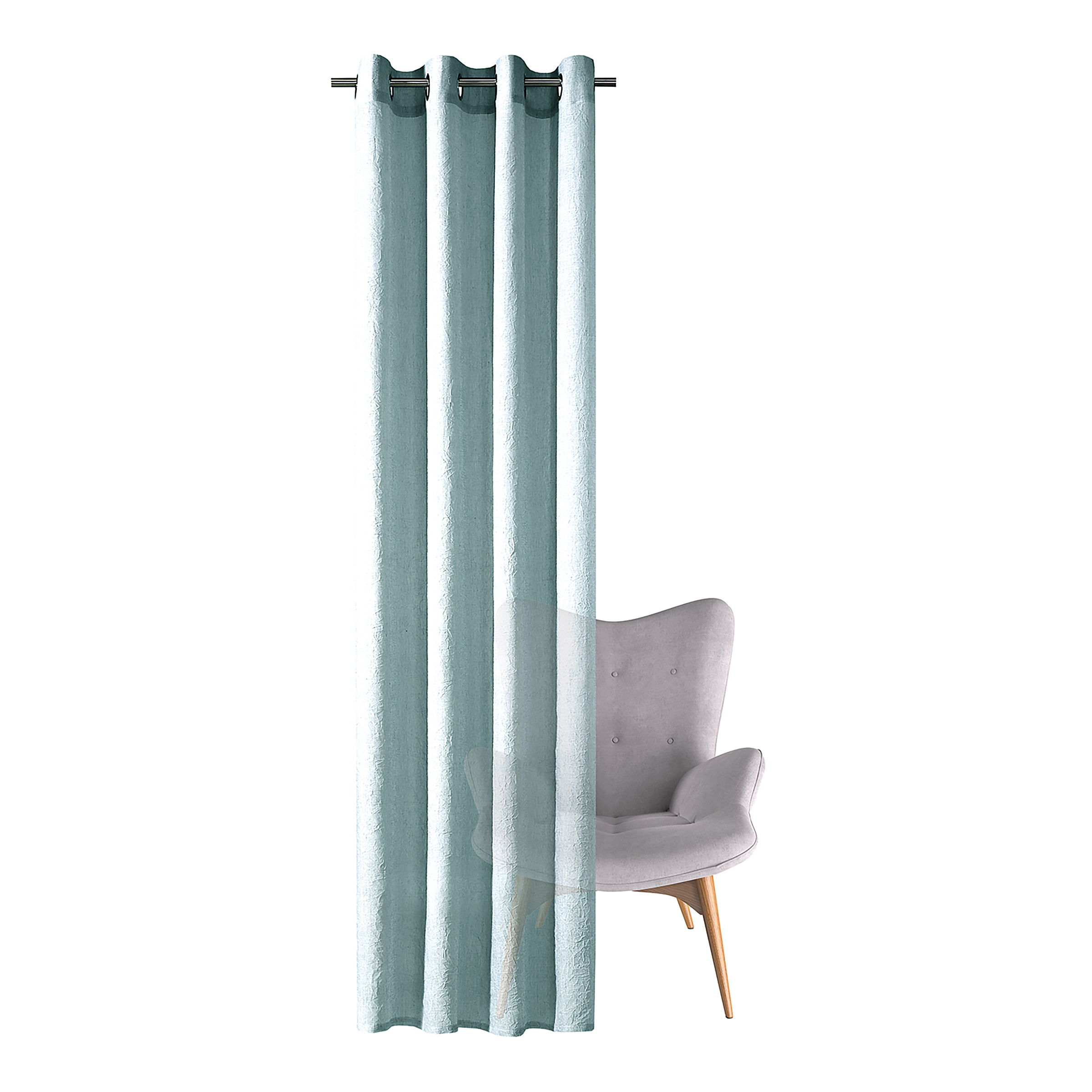 Ösenschal Uni Crash Grün