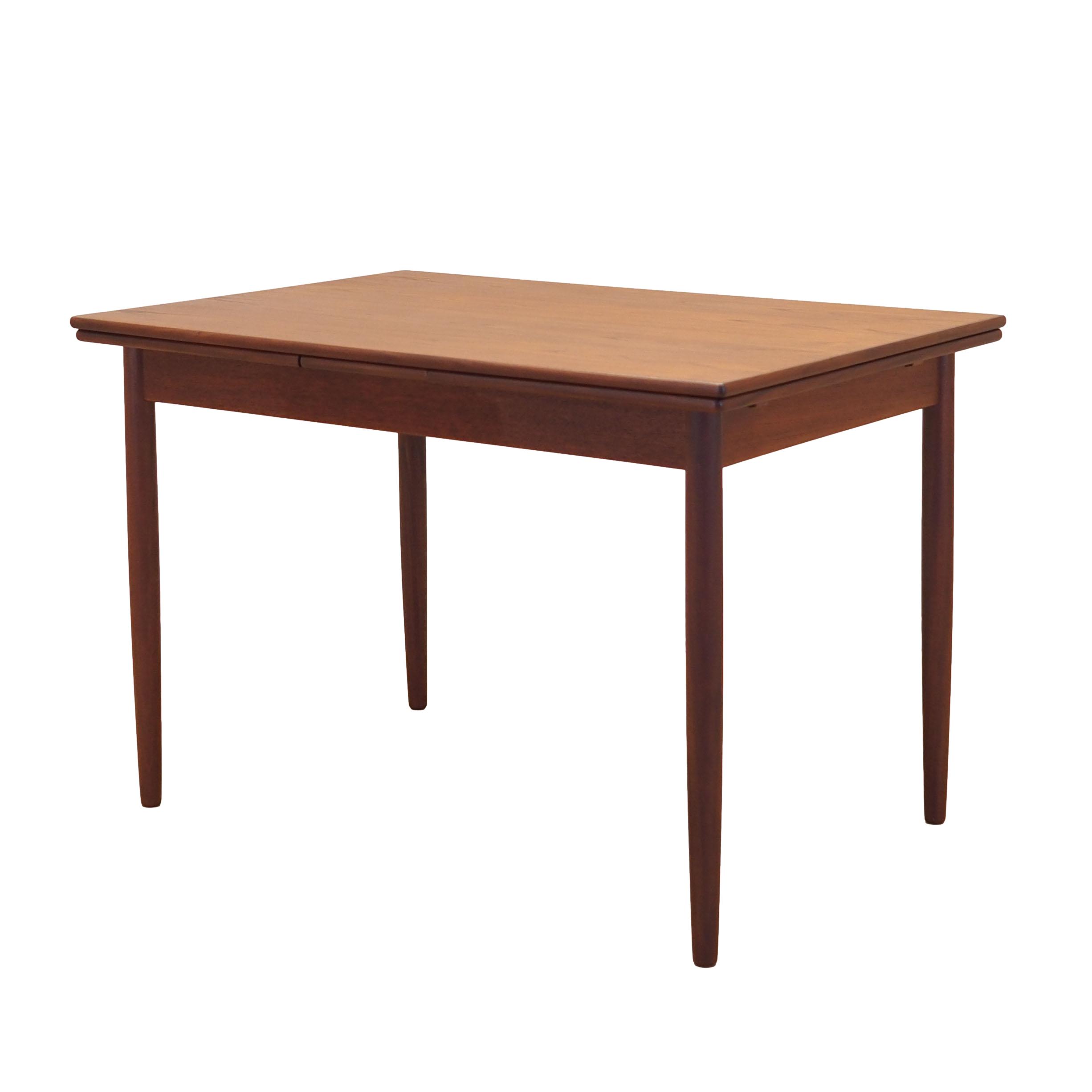 Tavolo da pranzo in teak anni '70
