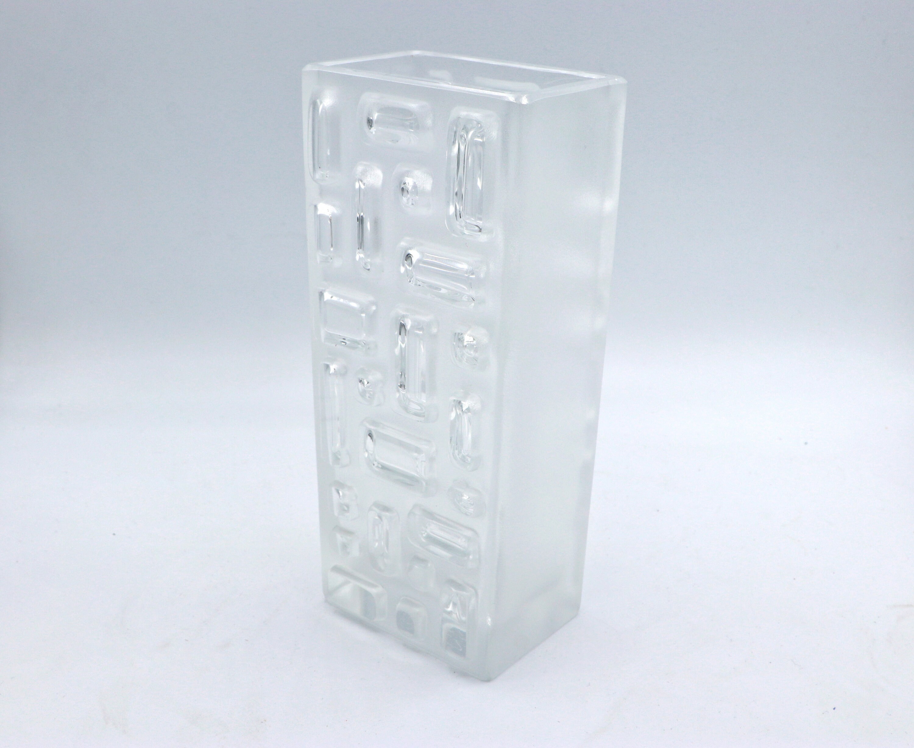 Vintage Brutalist Blumenvase Schweden 1970er Jahre