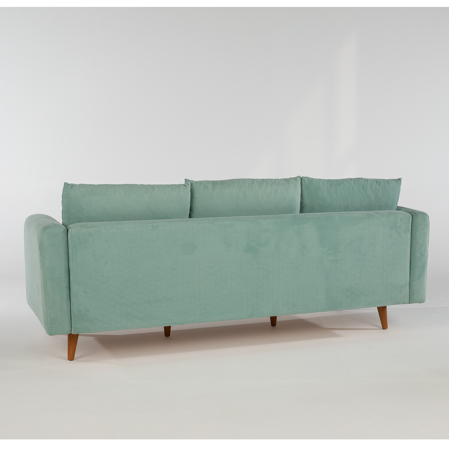 Sofia Sofa 3-Sitzer Holz Grün