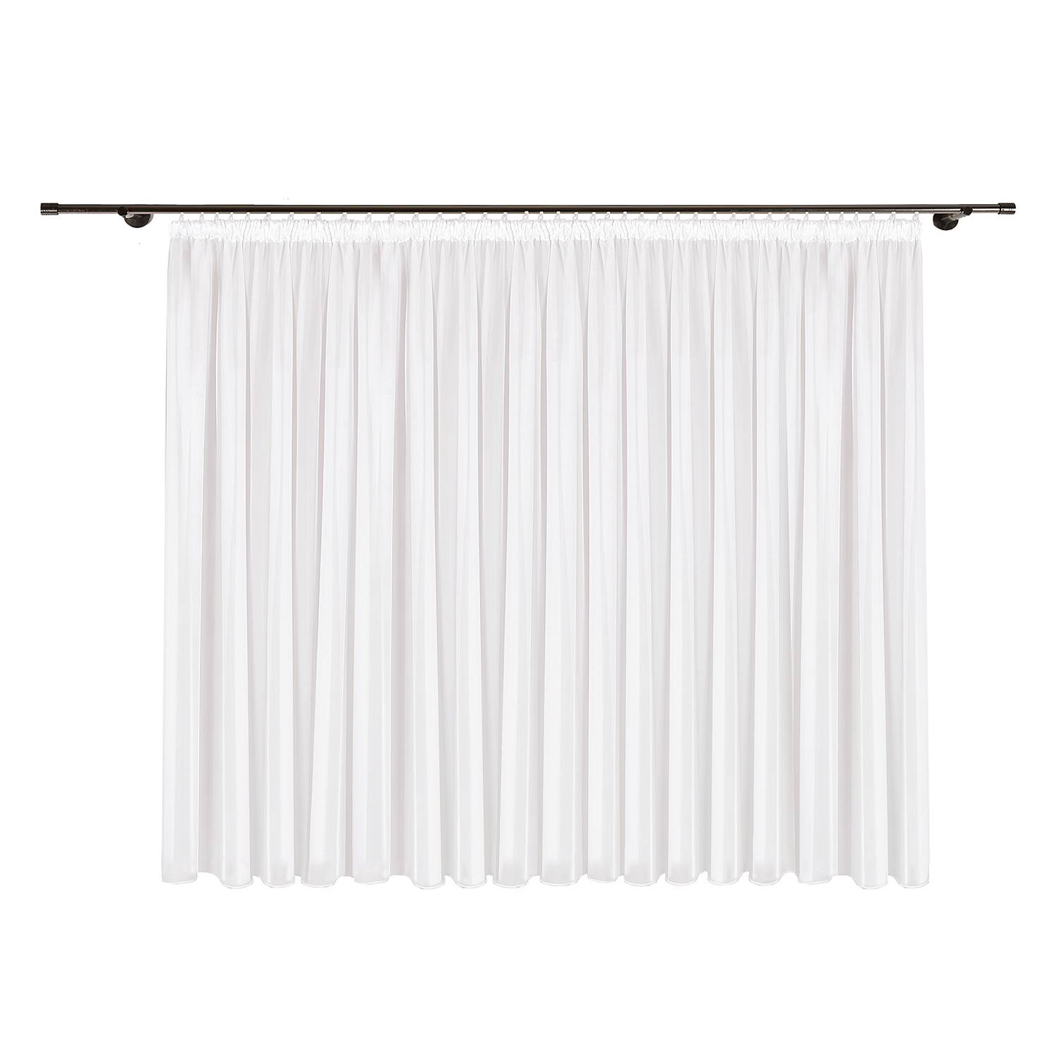 Store Steven Webstoff Weiß 450 x 150 cm